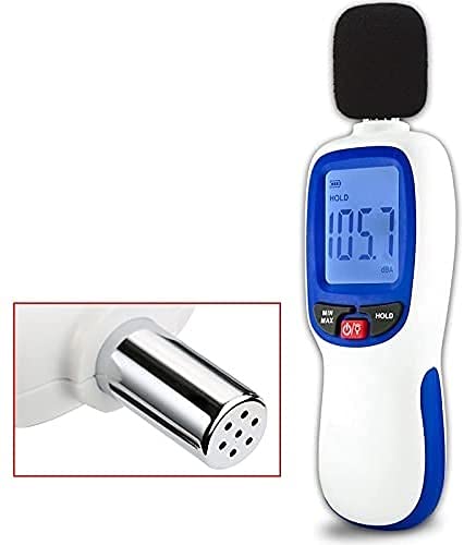 Digital Sound Level Meter & Noise Recorder - 30-130 dBA Decibel Meter with Max/Min/Hold - Perfect for Workplace Safety, Home Noise Monitoring & Industrial Testing