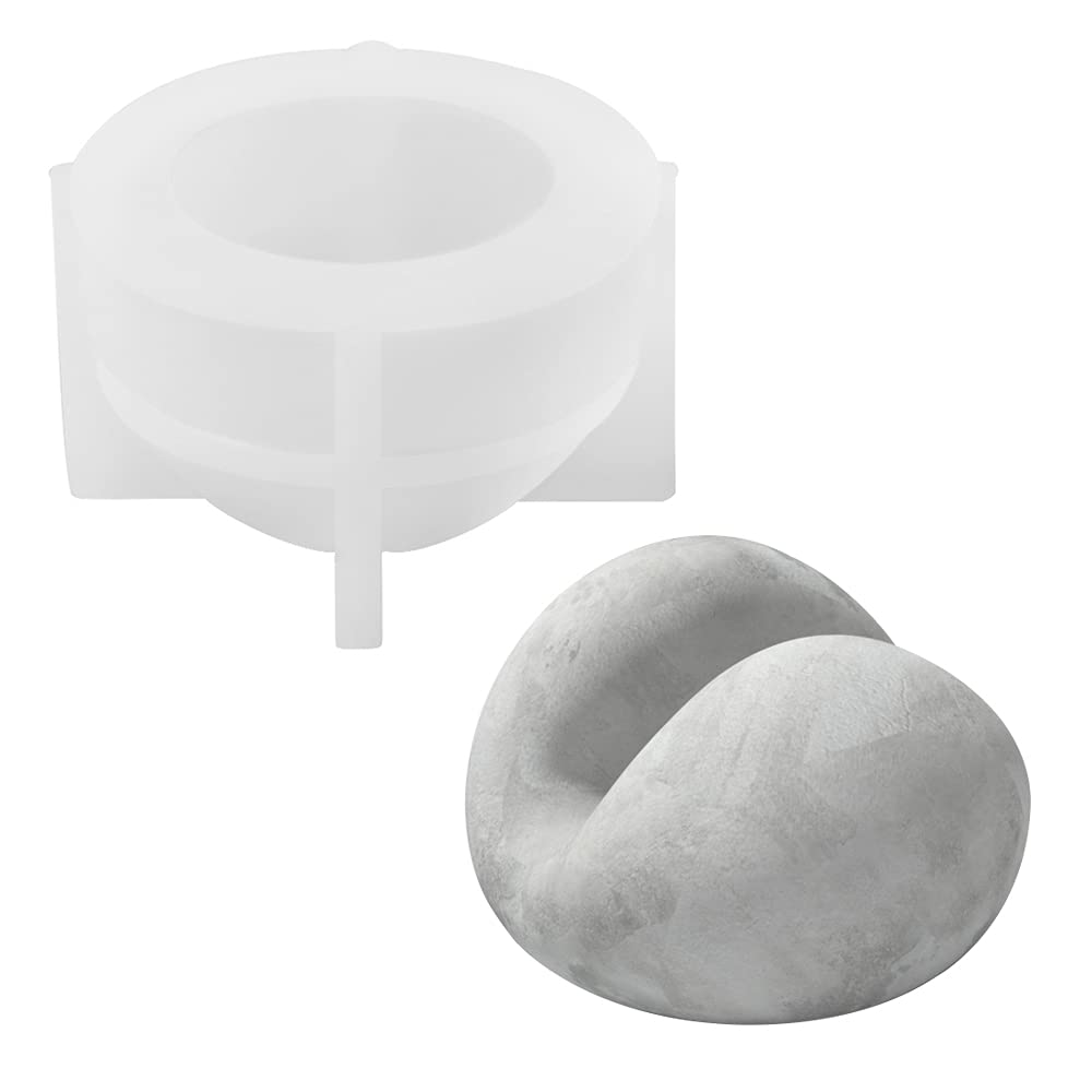 Phone Stand Mold - Cement & Concrete Molds for DIY Crafts, Phone Holder Stand for Office, Kitchen, Home - Perfect for Desk Organization & DIY Projects