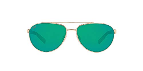 Brushed Gold/Copper Green Mirrored Polarized-580p
