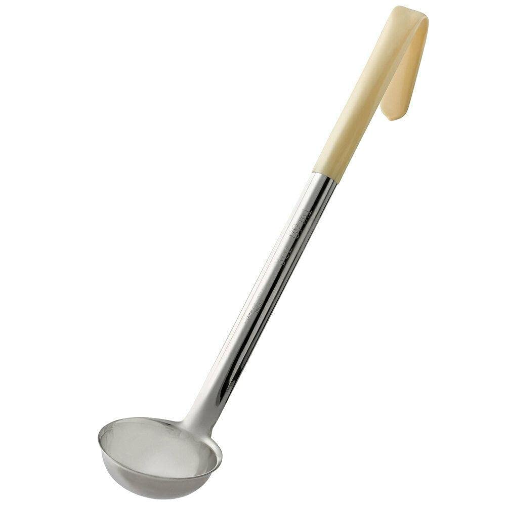 Stainless Steel Ladle Set - Wooden Handle Cooking Spoon for Pasta, Soup & Sauce - Durable Kitchen Utensils for Home & Restaurant Use