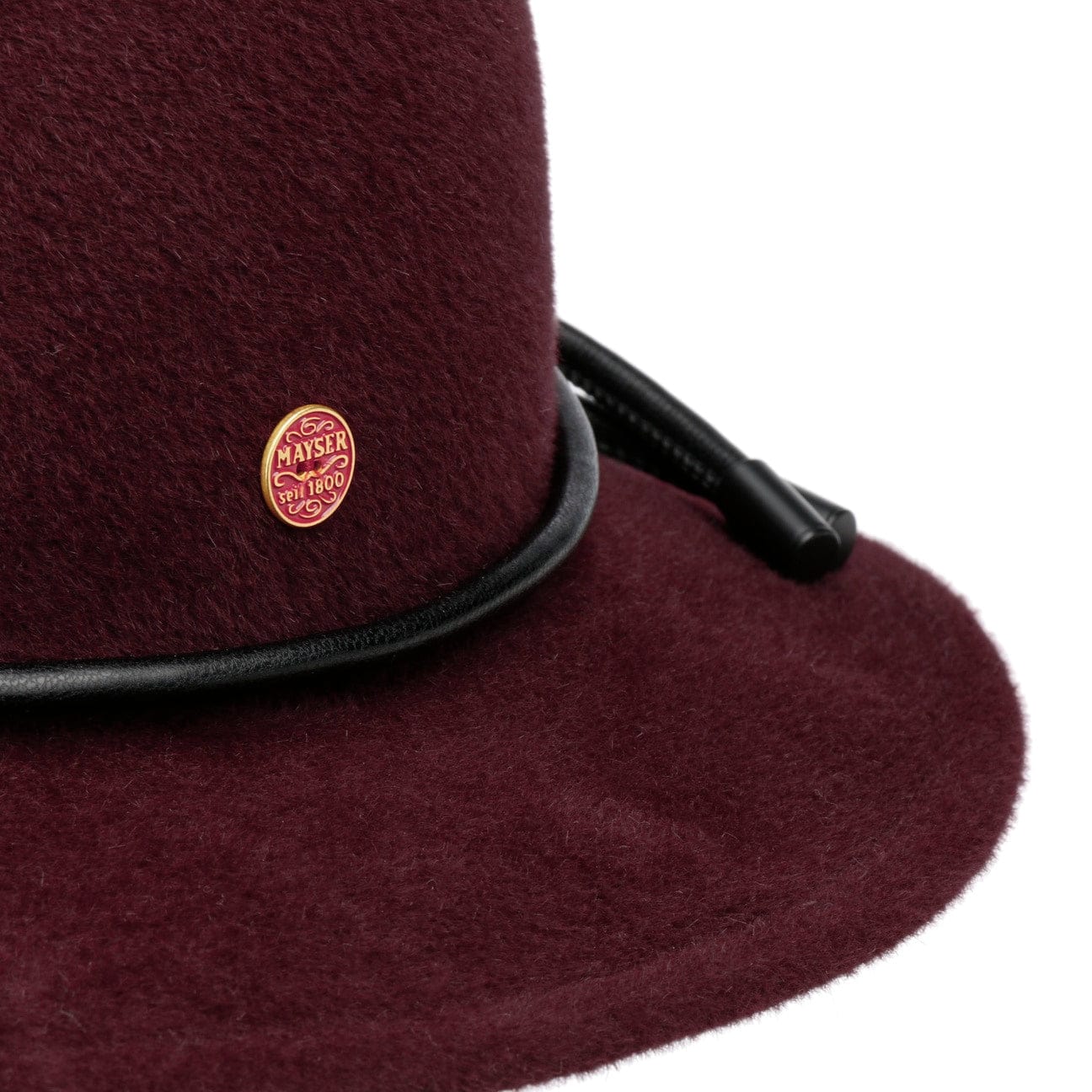 Mayser Pita Fur Felt Hat for Women & Men - Classic Fedora Style Winter Hat for Outdoor Activities, Travel & Fashion