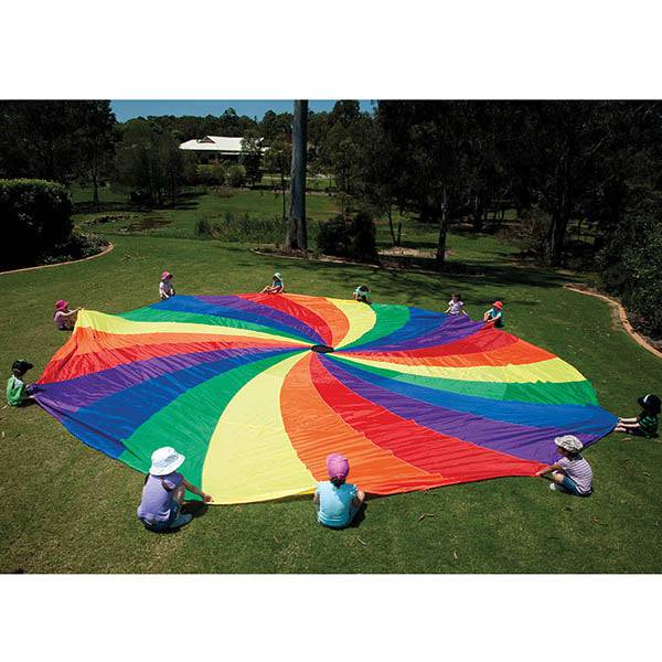 HART Swirl Parachute Toy - Colorful Outdoor Flying Disc for Kids & Adults - Perfect for Beach, Park, and Backyard Play