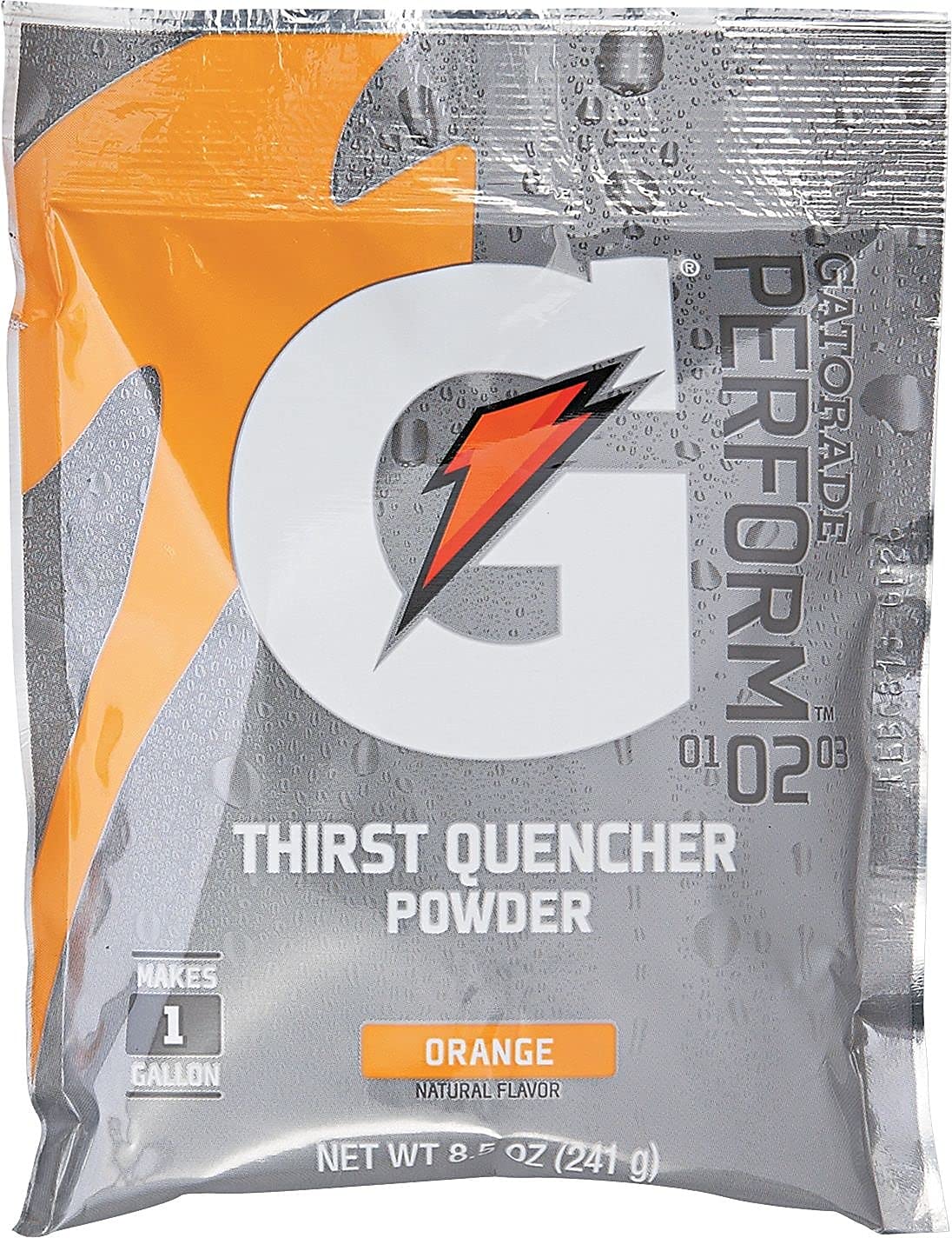 Gatorade Orange Thirst Quencher Powder - 8.5 oz (40 Pack) | Electrolyte Sports Drink Mix for Hydration & Recovery | Perfect for Workouts, Running & Outdoor Activities