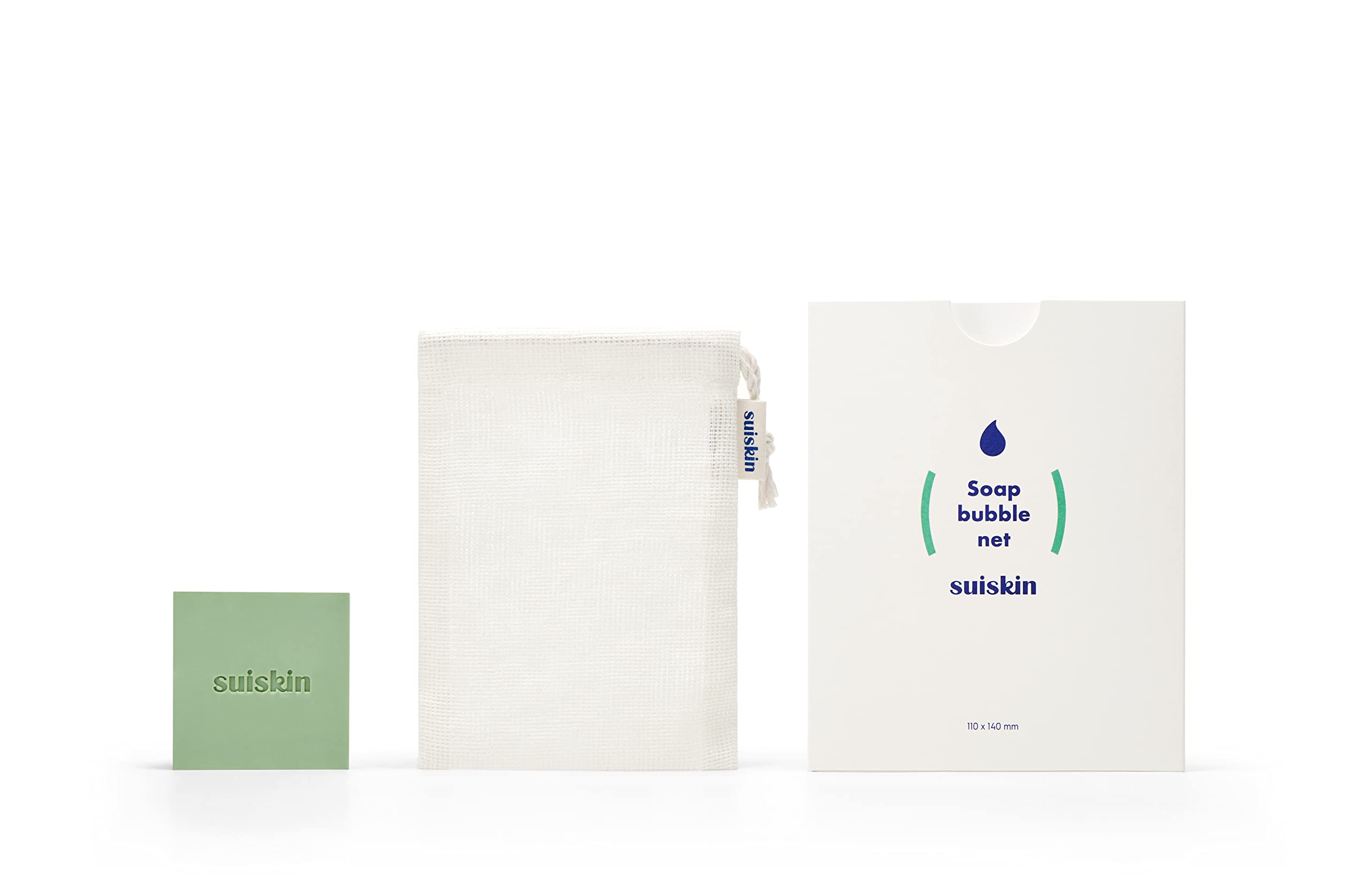 Suiskin Soap Bubble Net - Eco-Friendly Zero Waste Plastic-Free Soap Saver for Sustainable Bathing | Perfect for Shower, Travel & Gift Giving