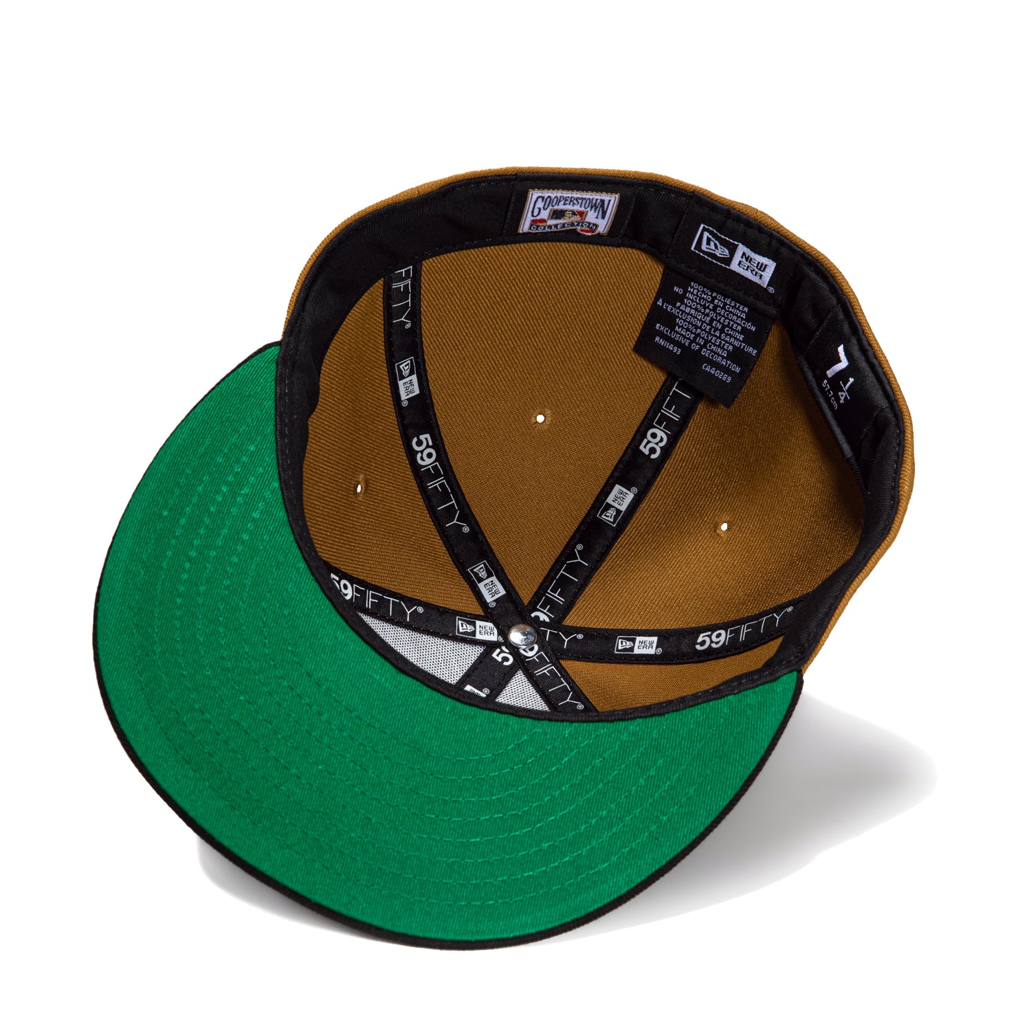 New Era 59Fifty San Francisco Giants 25th Anniversary Patch Snapback Hat - Old Gold & Black - Official MLB Licensed Baseball Cap for Men & Women - Perfect for Games, Collecting & Streetwear Fashion