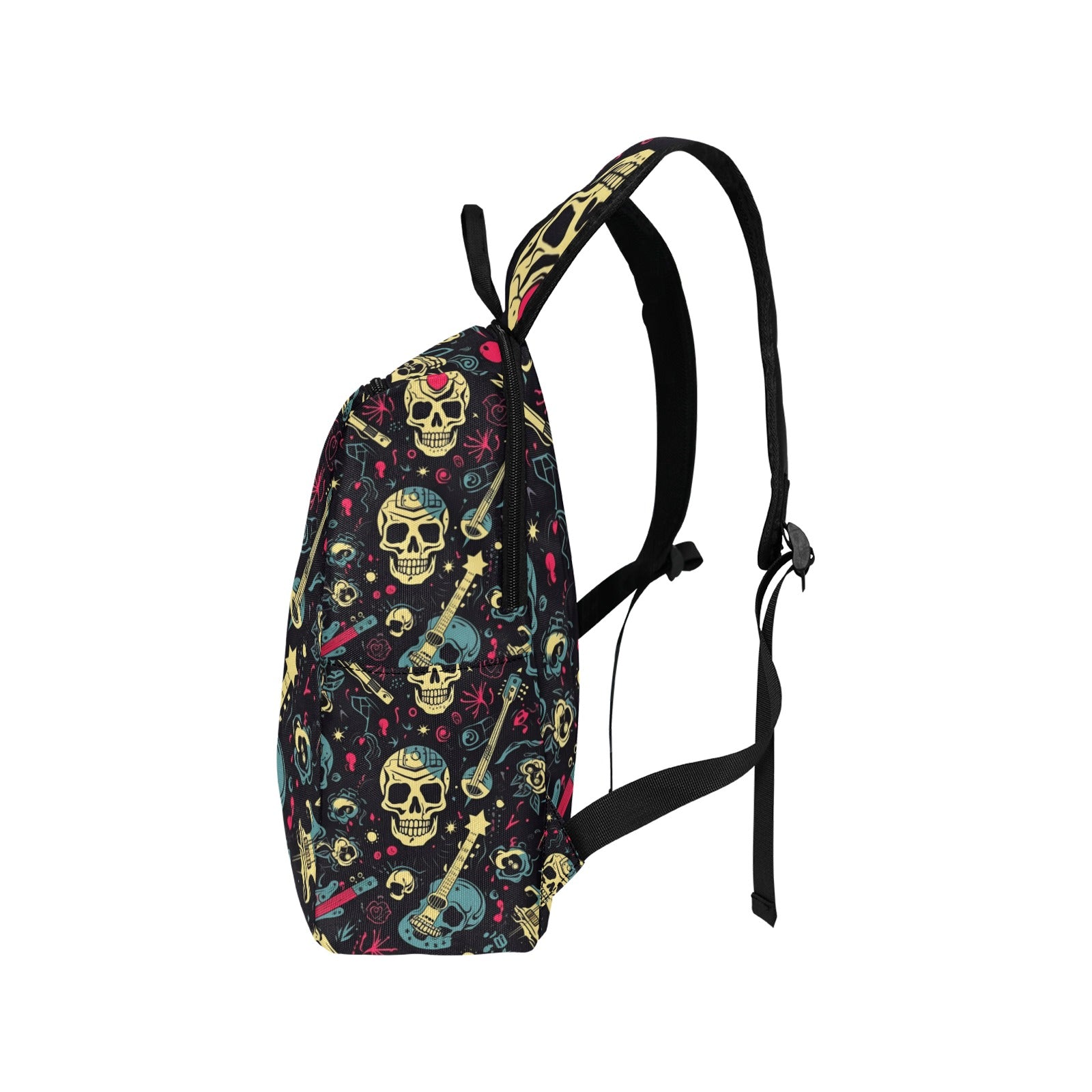 Punk Rock Lightweight Casual Backpack for Men & Women - Stylish Daypack for School, Travel, Work & Outdoor Adventures