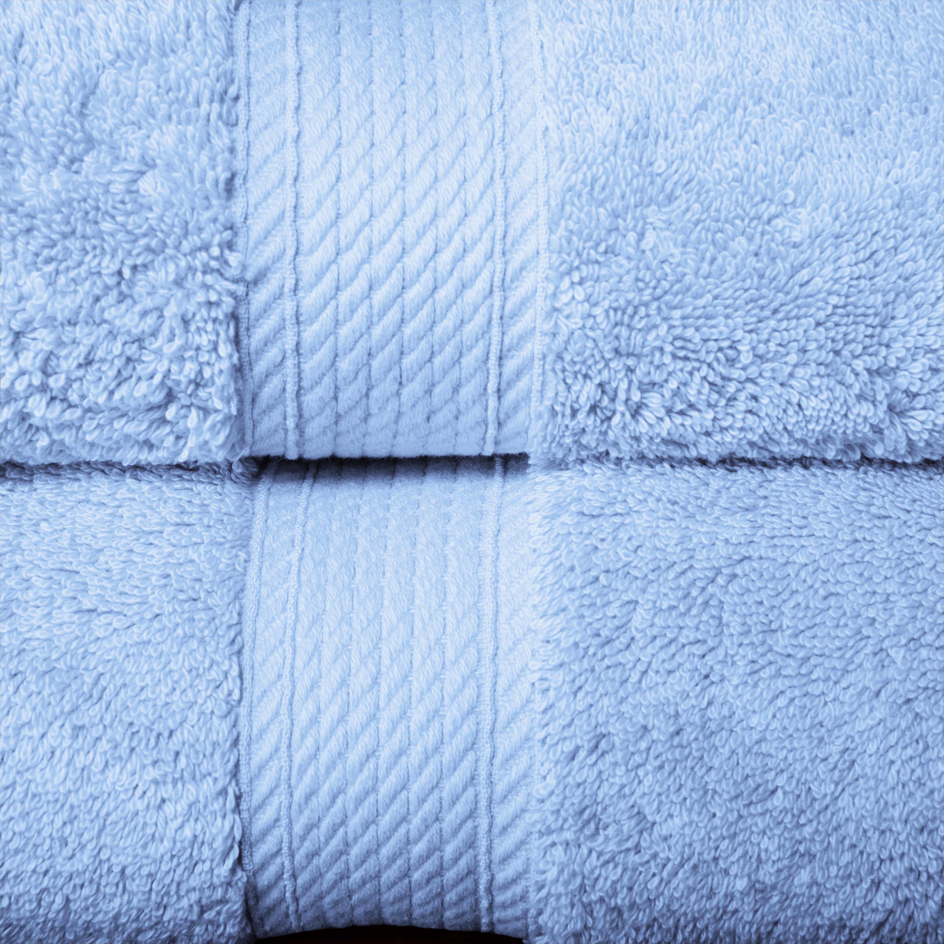 Premium 100% Egyptian Cotton Plush Heavyweight Luxury Bath Towel Set of 6 - Ultra Soft & Absorbent for Spa, Hotel & Home Use