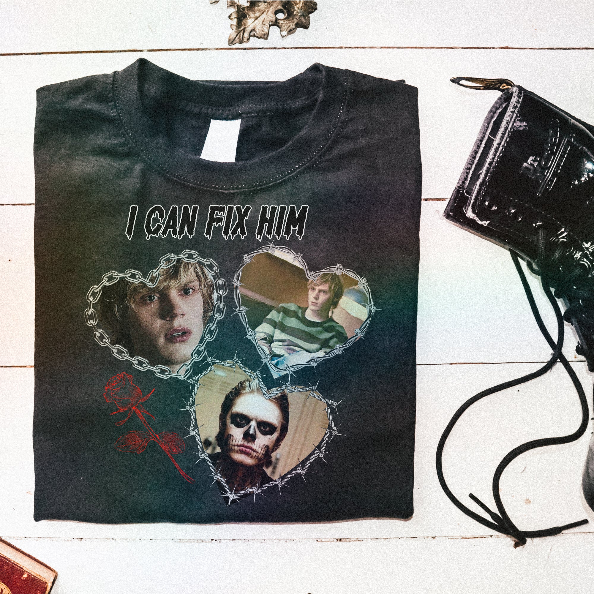 Tate Langdon Shirt - American Horror Story Inspired Tee for Halloween & Cosplay | Unisex Cotton T-Shirt for TV Show Fans