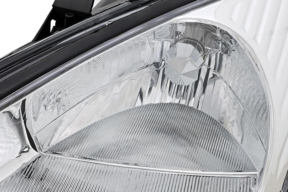 Ford Focus Headlight Assembly Replacement Kit - Compatible with 2000-2002 Models (Driver & Passenger Side Halogen Lamps) - Perfect for Night Driving & Auto Restoration Projects