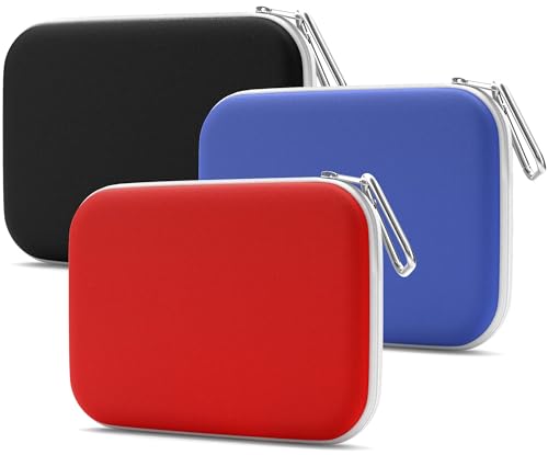 3Pcs - Red, Blue, Black