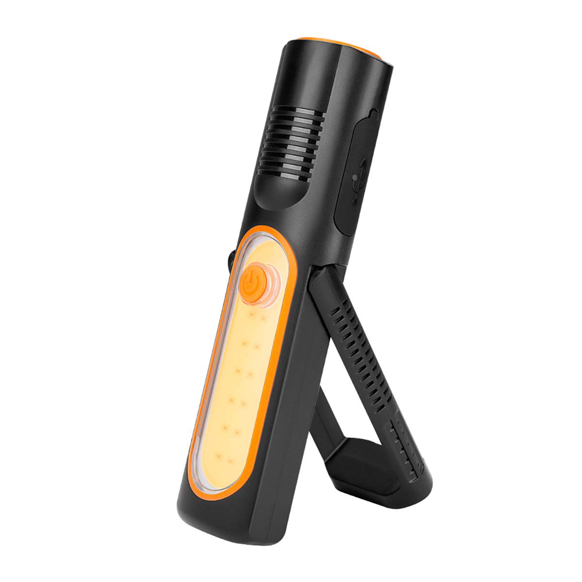 Portable COB LED Flashlight - Magnetic Rechargeable Work Light with USB Port - 1000 Lumens Powerful Torch for Camping, Hiking, Emergency & Home Repairs