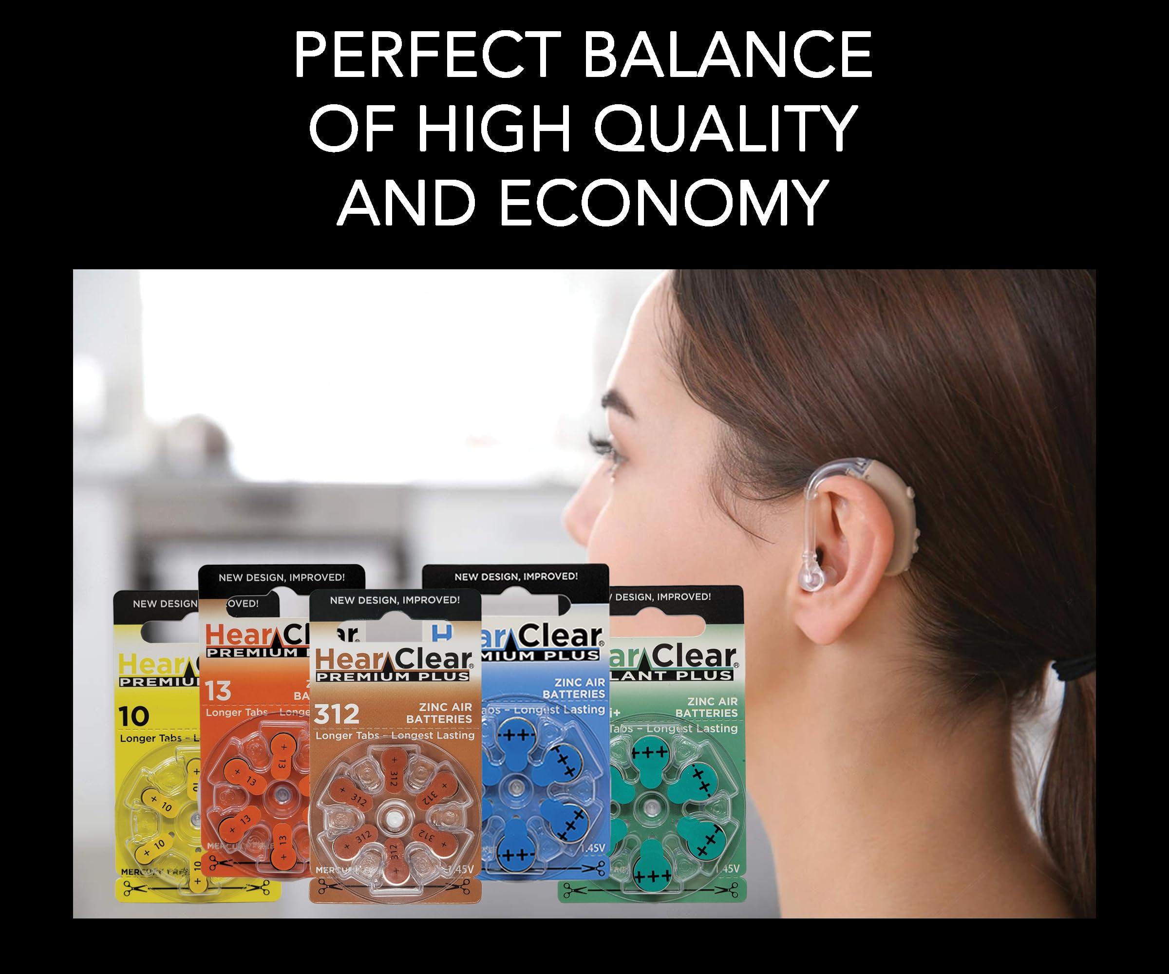 675P Cochlear Implant Hearing Aid Batteries - 60 Pack with Convenient Battery Holder Keychain - Perfect for Travel, Work & Daily Use