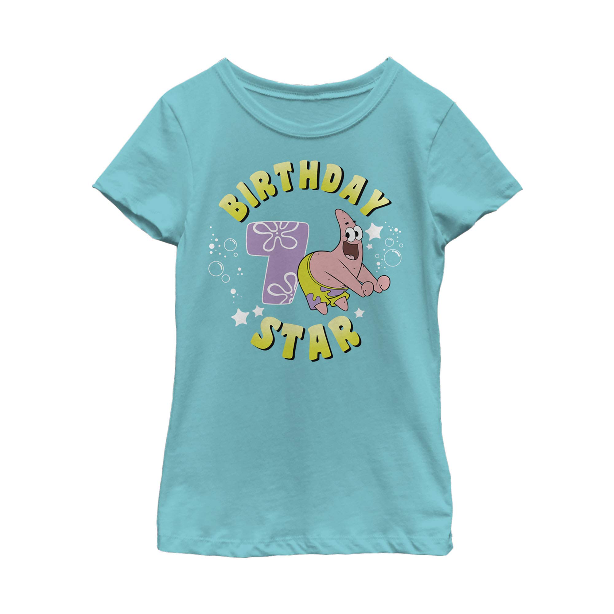 SpongeBob SquarePants Patrick Star Birthday T-Shirt for Women - Soft Short Sleeve Graphic Tee - Fun Gift for Fans, Parties & Casual Wear