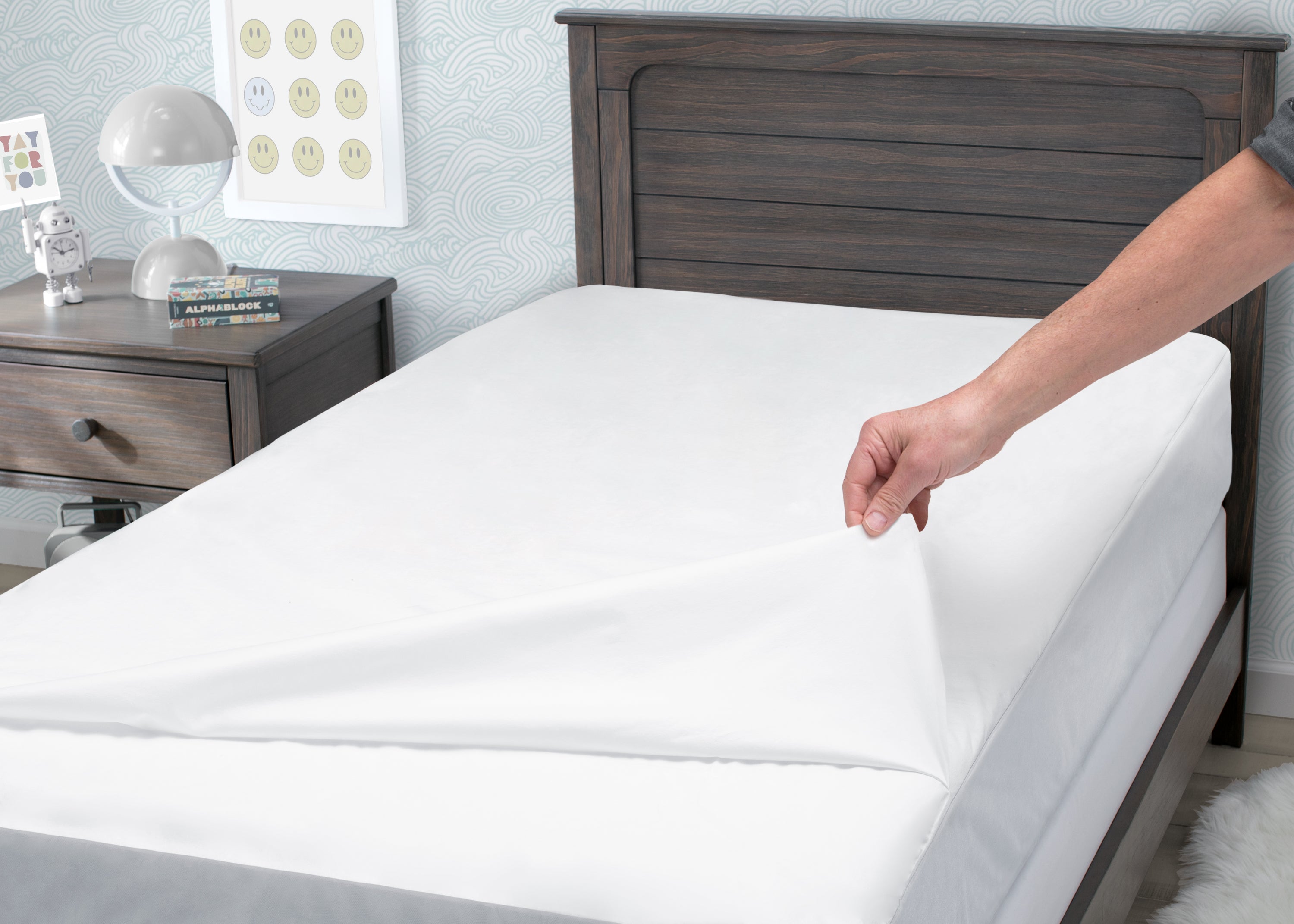6 Pack Kids A Peel Disposable Fitted Sheets - Waterproof & Breathable Soft Bed Pads for Mattress Protection - Perfect for Travel, Daycare, and Potty Training