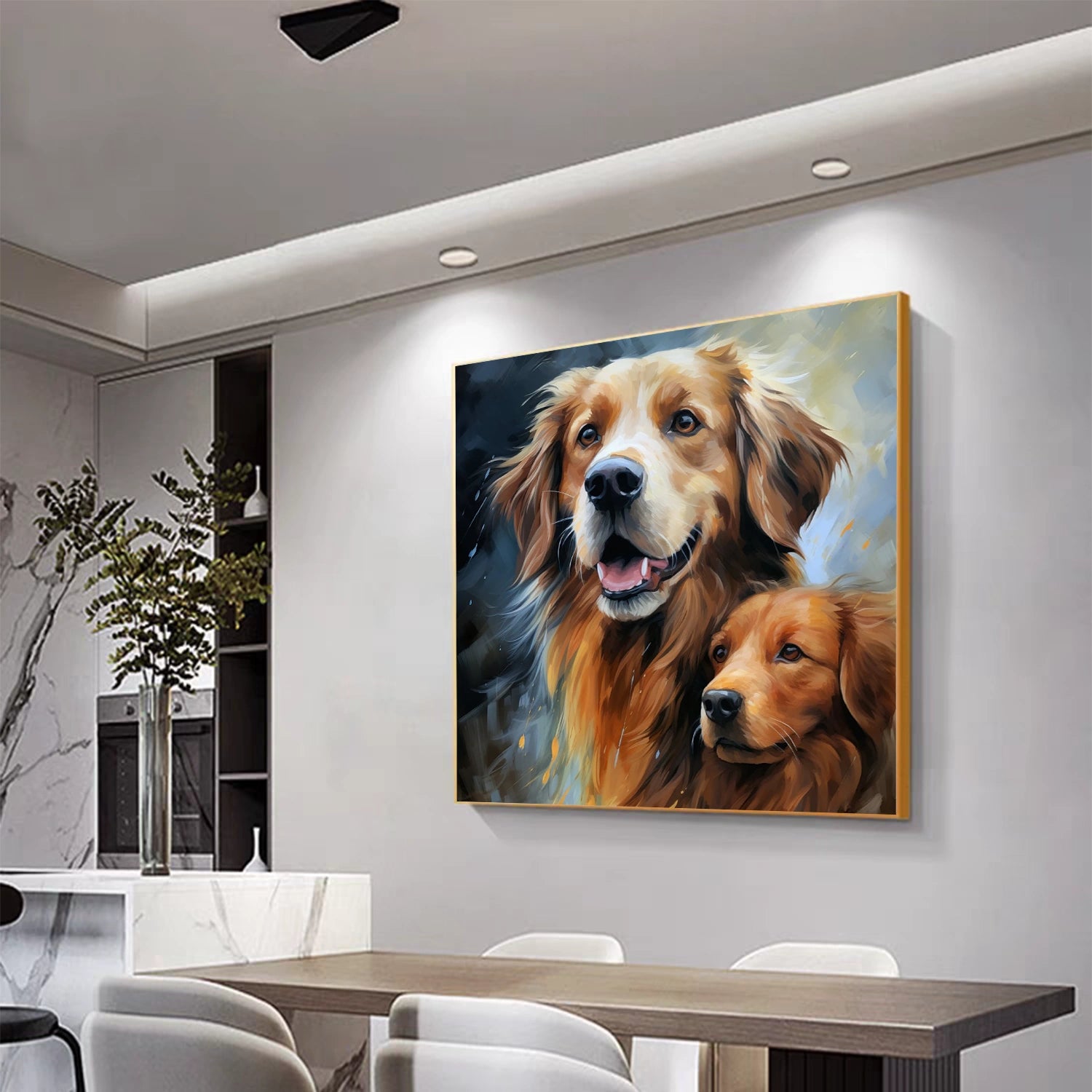 Animal Art Painting #AP133 - Handmade Canvas Wall Decor for Living Room, Bedroom & Office | Unique Wildlife Artwork for Home & Gifts