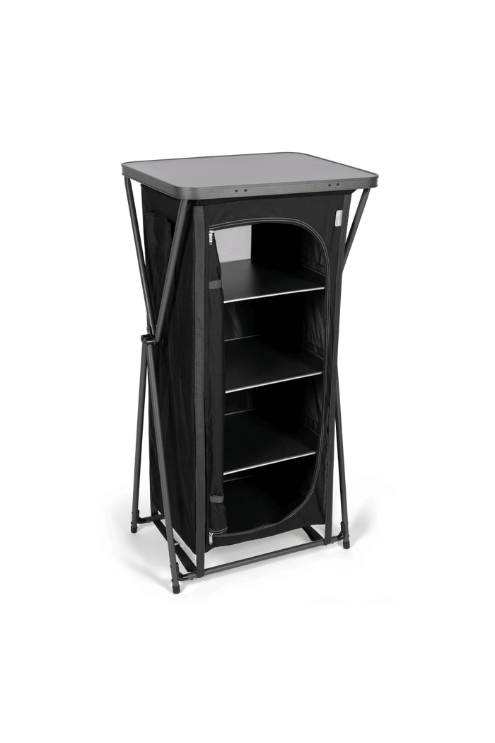 Dometic Grace Camping Cupboard - Portable Outdoor Storage Cabinet for Camping, RV, and Picnic Gear Organization | Compact & Durable Kitchen Organizer