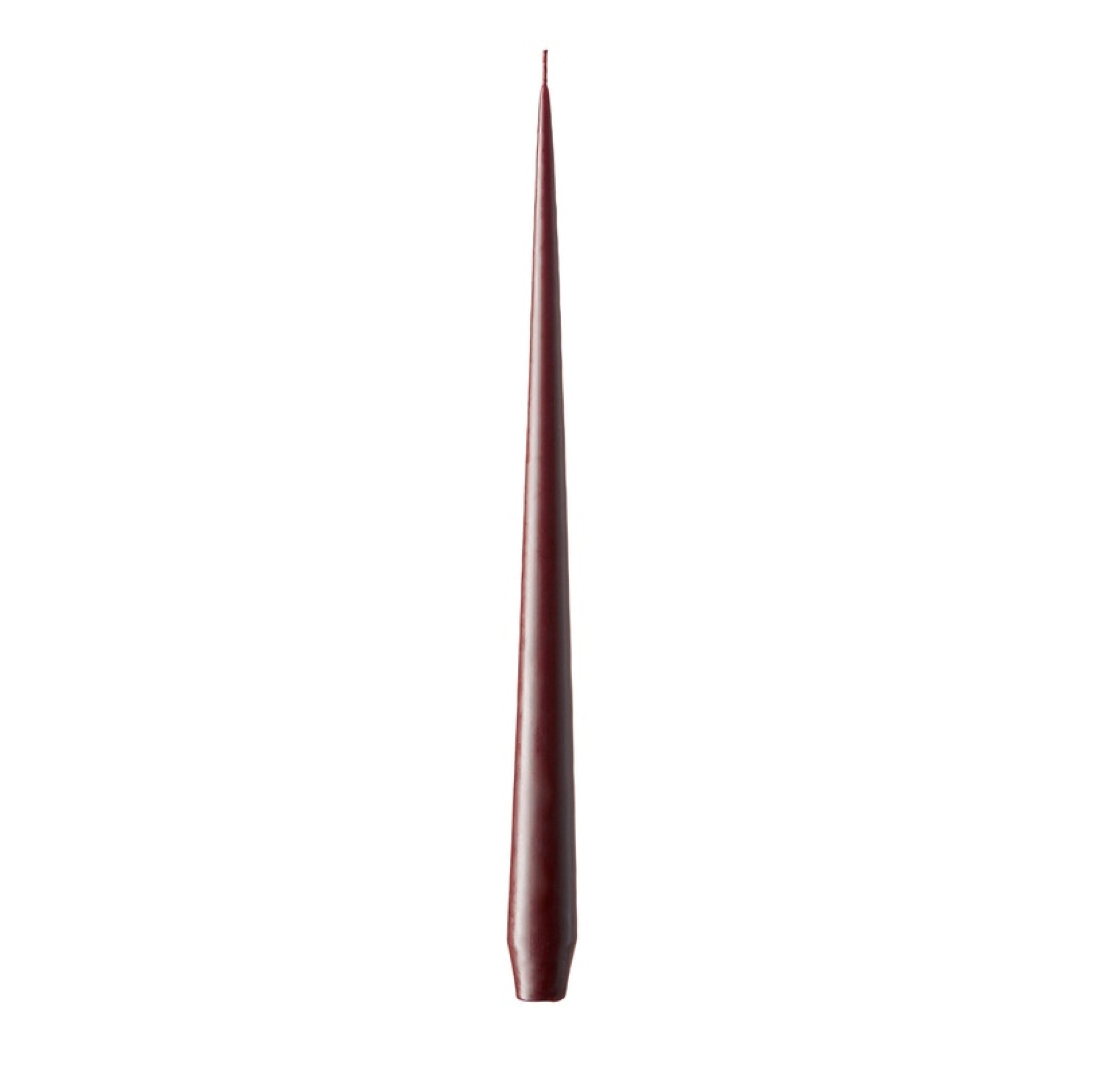 ESTER & ERIK 12.6 Inch Purple Taper Candles - Long-Lasting Drip-Free Dinner Candles for Romantic Dining, Wedding Decor & Home Ambiance (Pack of 6)