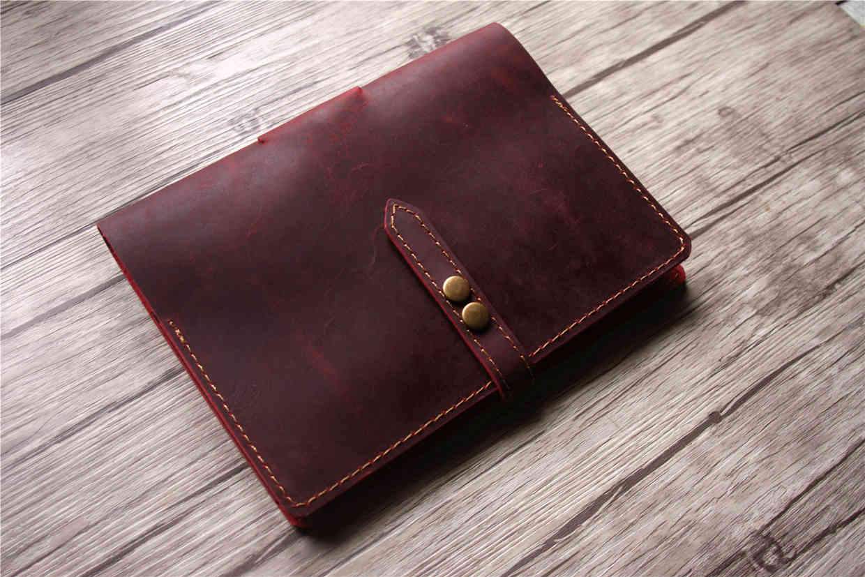 Personalized Leuchtturm1917 A5 Notebook Cover Holder - Custom Leather Journal Case for Bullet Journaling, Note Taking & Gift Giving