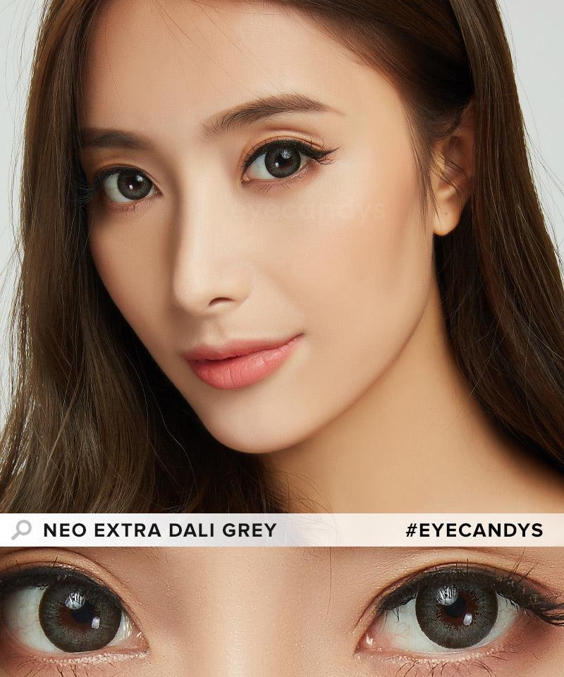 NEO Vision Extra Dali Grey Contact Lenses - Korean Made Color Contacts for Cosplay & Costume | Perfect for Halloween, Parties & Special Events