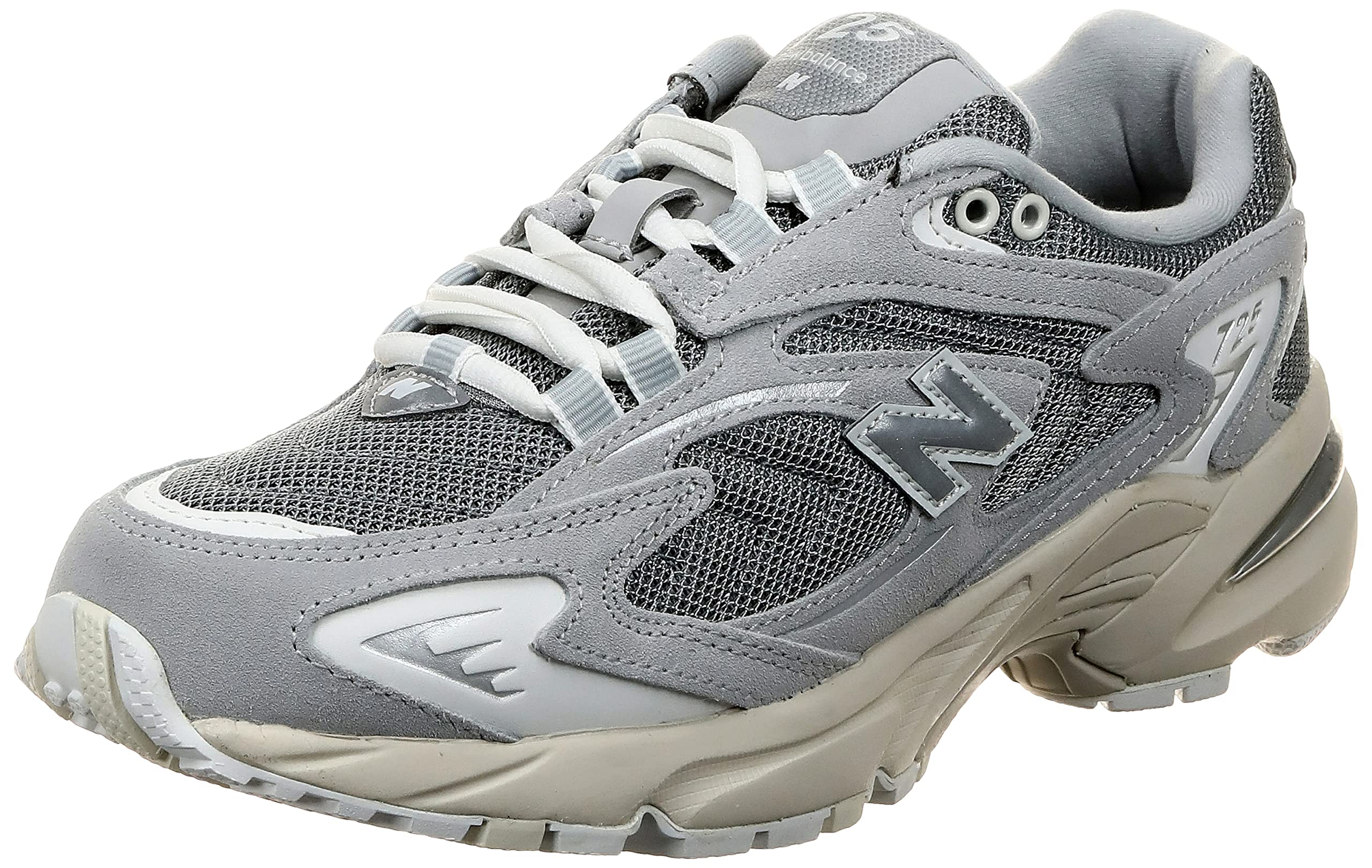 725V1 Rain Cloud Men's Running Shoes - Lightweight & Water-Resistant Grey/White Sneakers for Jogging, Gym Workouts & Outdoor Activities