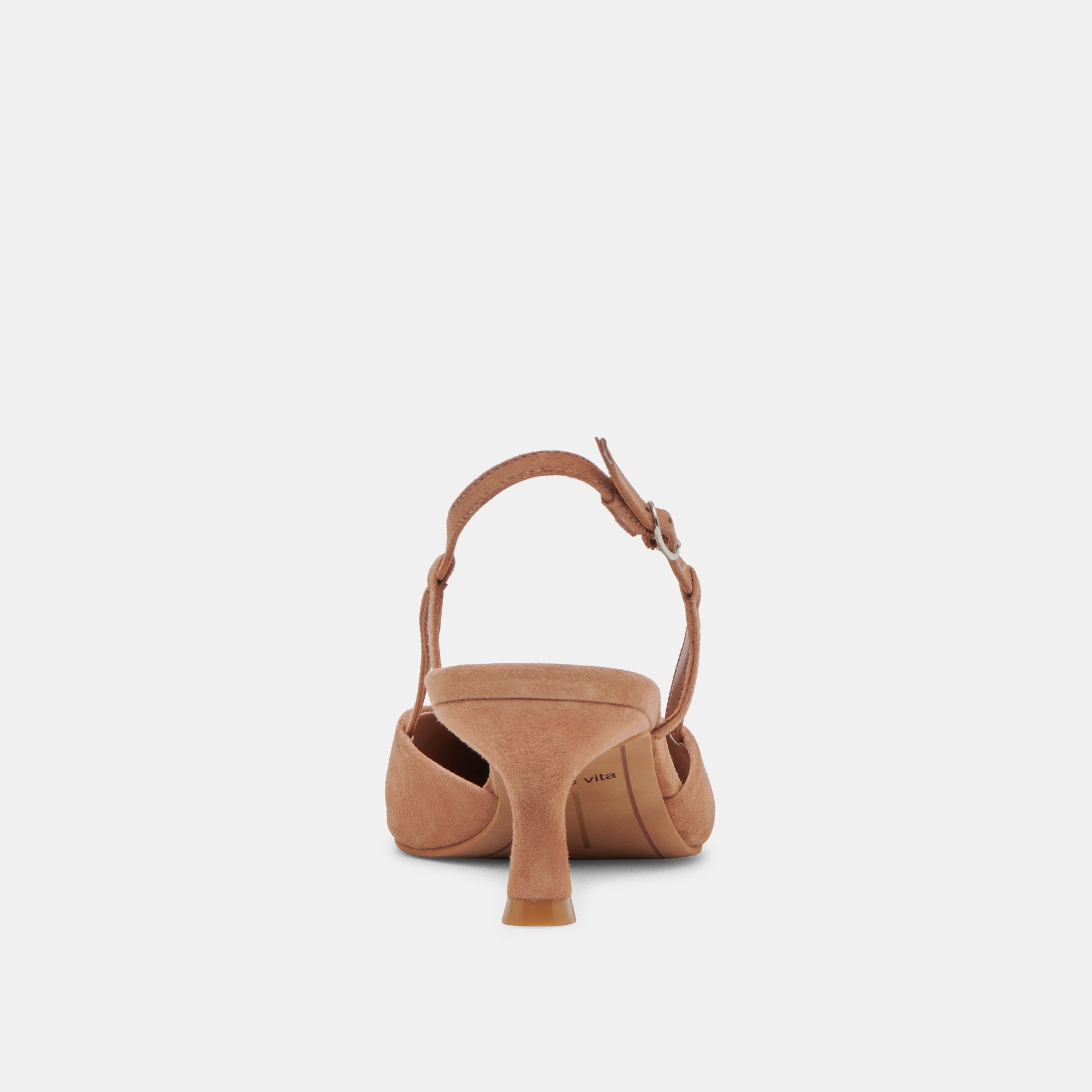 ODELA Women's Wide Heel Sandals in Toffee Suede - Comfortable Block Heels for Casual Outings, Office Wear & Special Occasions