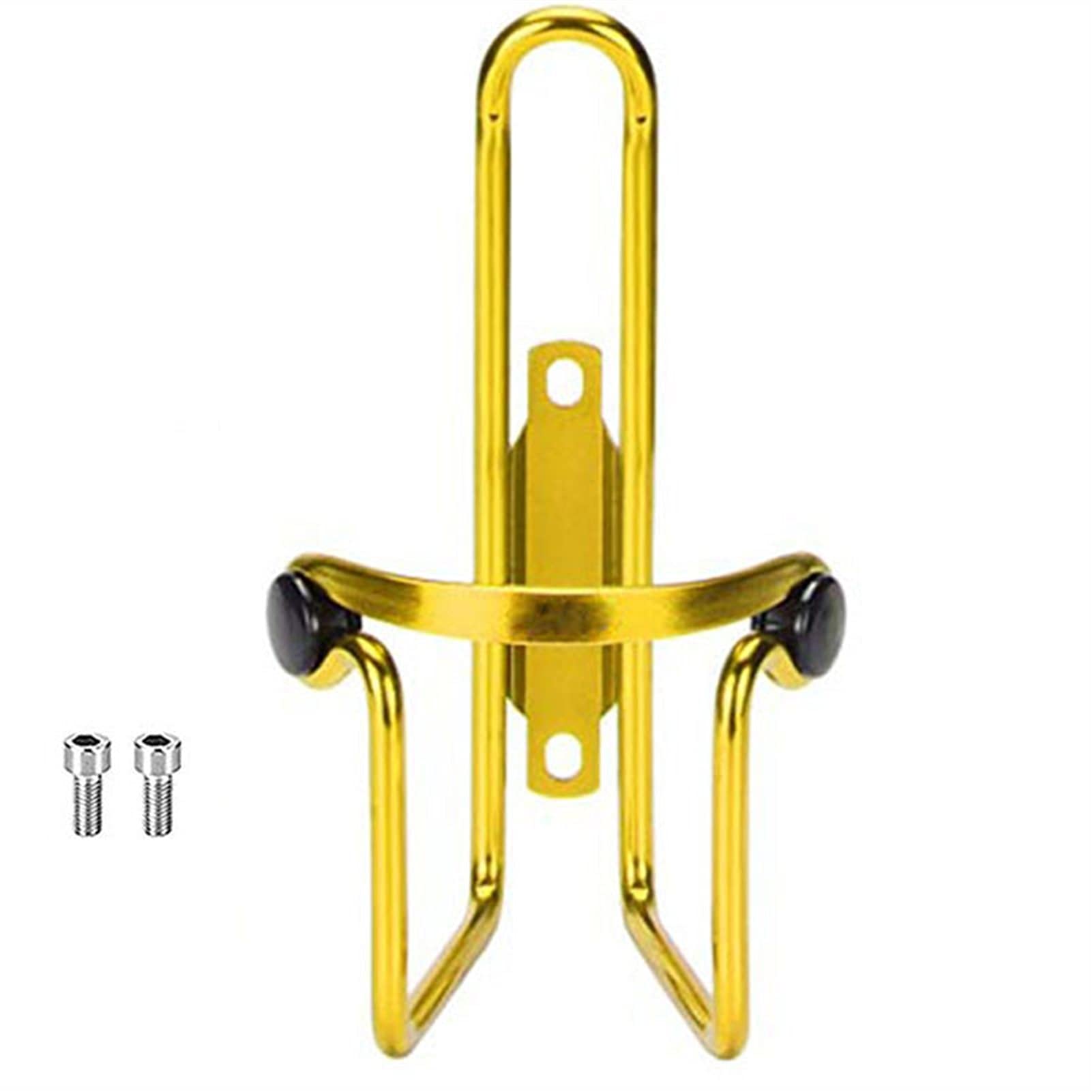 YYOUHE Aluminum Alloy Bike Cup Holder - MTB Bicycle Water Bottle Cage for Mountain & Road Bikes - Durable Cycling Drink Holder Accessory (Gold) - Perfect for Commuting, Trail Riding & Outdoor Adventures