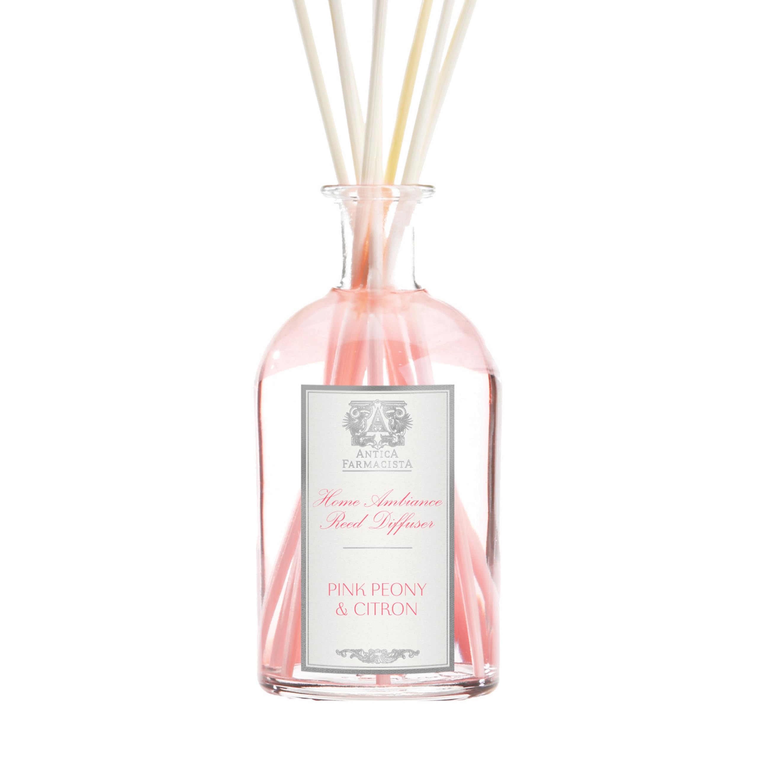 Antica Farmacista Home Ambiance Diffuser - Peony, Gardenia & Rose Scented Essential Oil Diffuser (8.45 Fl Oz) for Aromatherapy, Relaxation & Home Fragrance