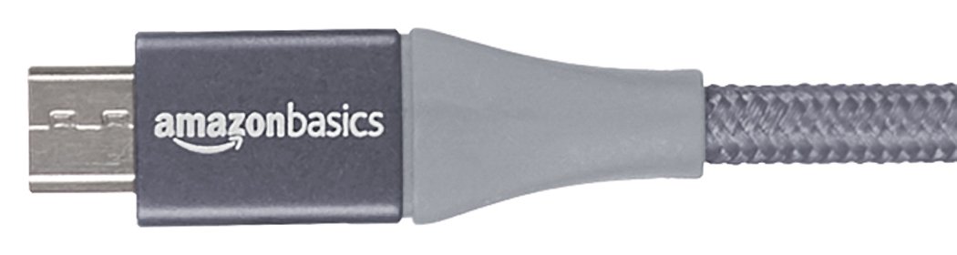 Amazon Basics Double Braided Nylon USB 2.0 A to Micro B Charger Cable - 10 Feet, Dark Grey - Fast Charging & Durable for Smartphones, Tablets, Cameras - Home, Office, Travel Use    Amazon Basics USB 2.0 A-Male to Micro B Charger Cable (2 Pack) - 6 Feet, Black - High-Speed Data Sync & Charging for Android Devices - Perfect for Car, Bedroom, Workstation