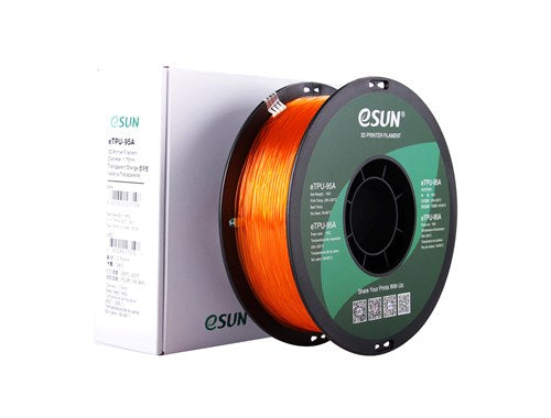 eSUN eTPU 95A 3D Printer Filament 1.75mm 1kg Spool - Flexible TPU Filament for Cosplay, Phone Cases & Shock Absorbing Parts - Multiple Color Options