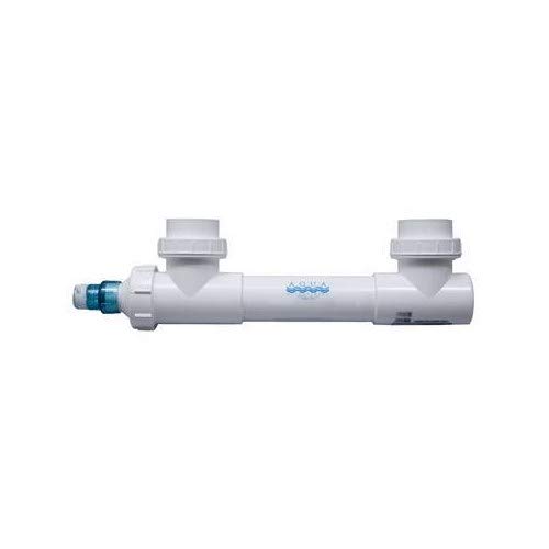 Aqua Ultraviolet AAV00021 25-Watt UV Sterilizer for Aquarium - 2-Inch White Water Clarifier | Eliminates Algae, Bacteria & Parasites | Perfect for Freshwater & Saltwater Fish Tanks