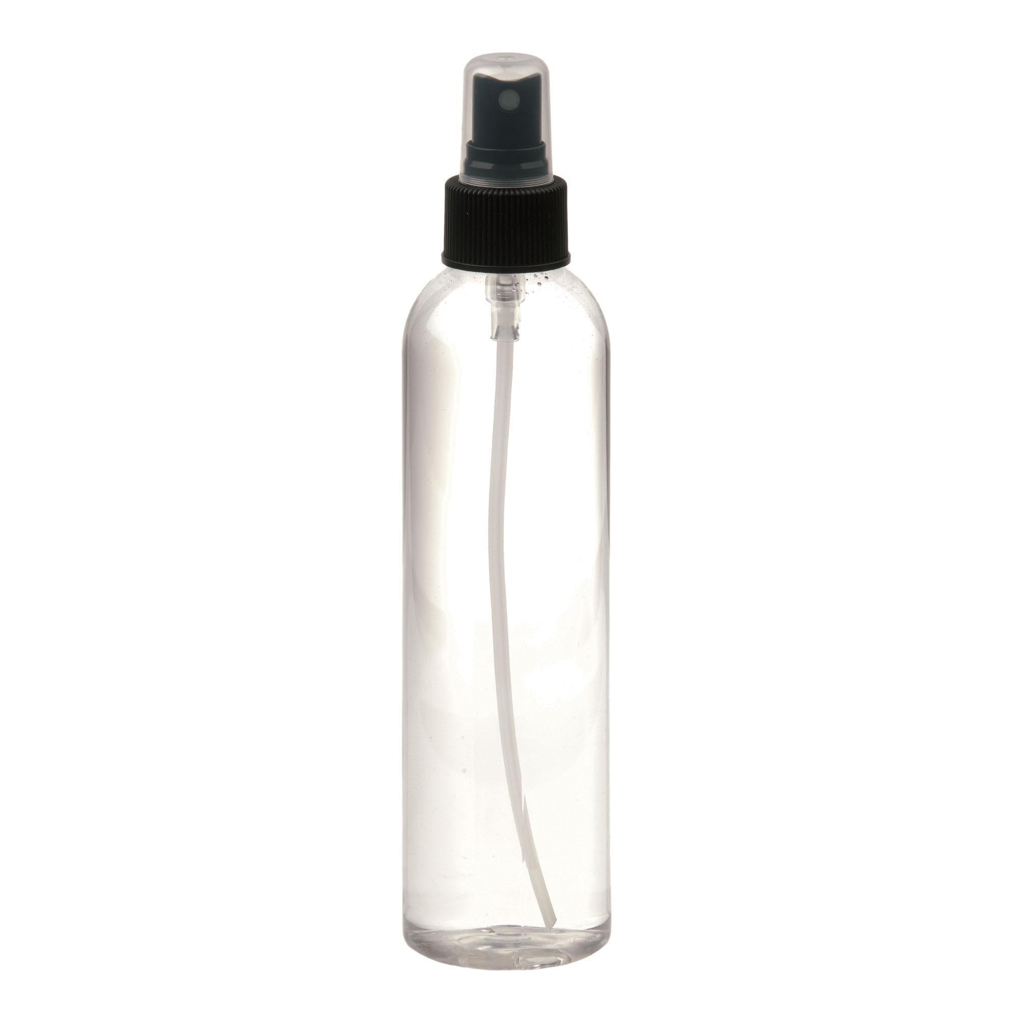 Clear Plastic Spray Bottle with Fine Mist Nozzle - Refillable for Cleaning, Beauty, Gardening & DIY Projects