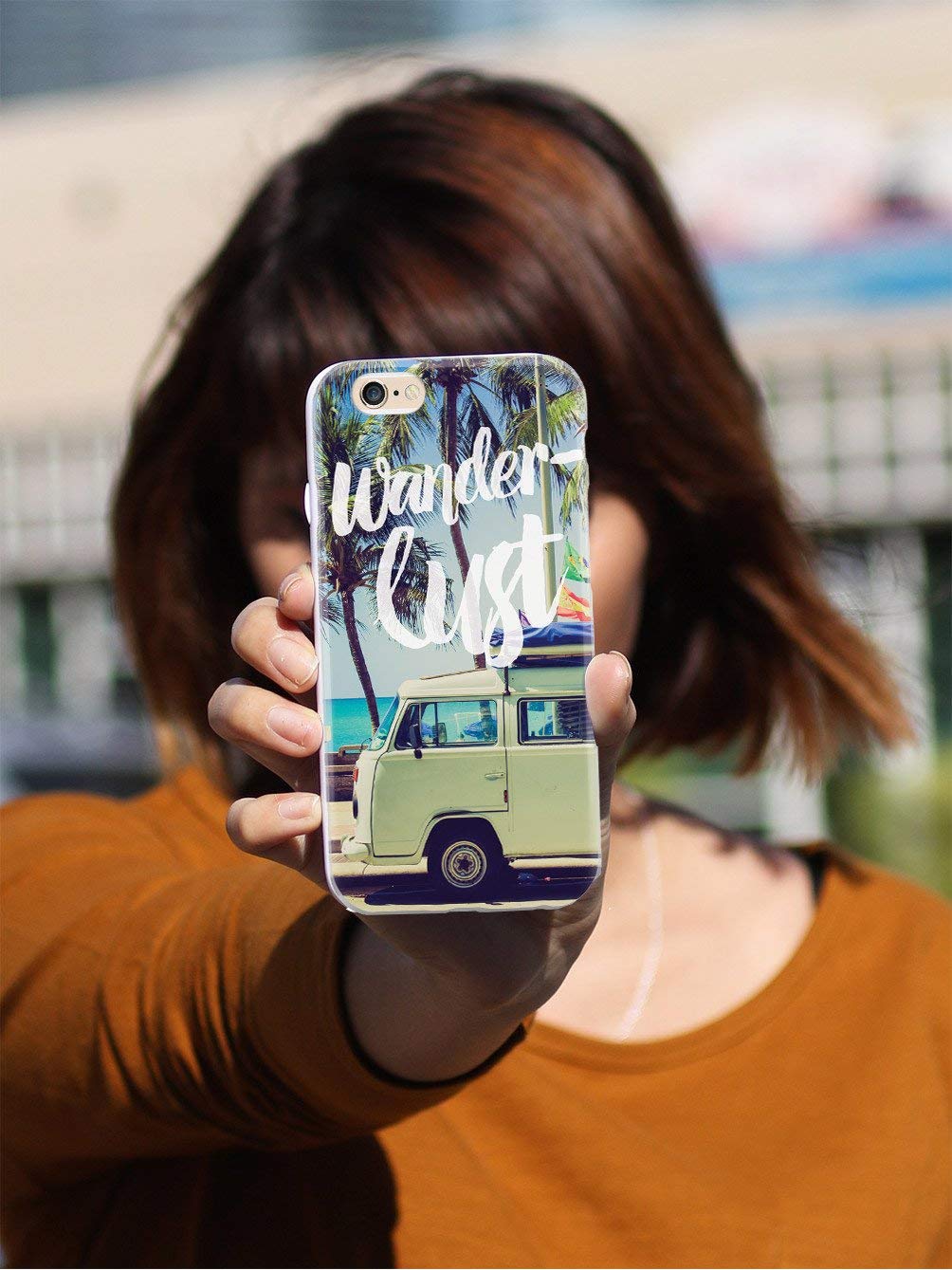 Inspired Cases - 3D Textured Protective Phone Case Compatible with iPhone 12 - Wanderlust Travel The World Design - Shockproof & Scratch-Resistant Cover for Apple iPhone 12 - Perfect for Travel, Outdoor Adventures & Daily Use