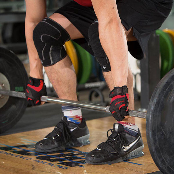 Harbinger Men's FlexFit® Workout Gloves - Weight Lifting, Gym Training & Fitness Gloves for Men - Perfect for CrossFit, Bodybuilding & Strength Training