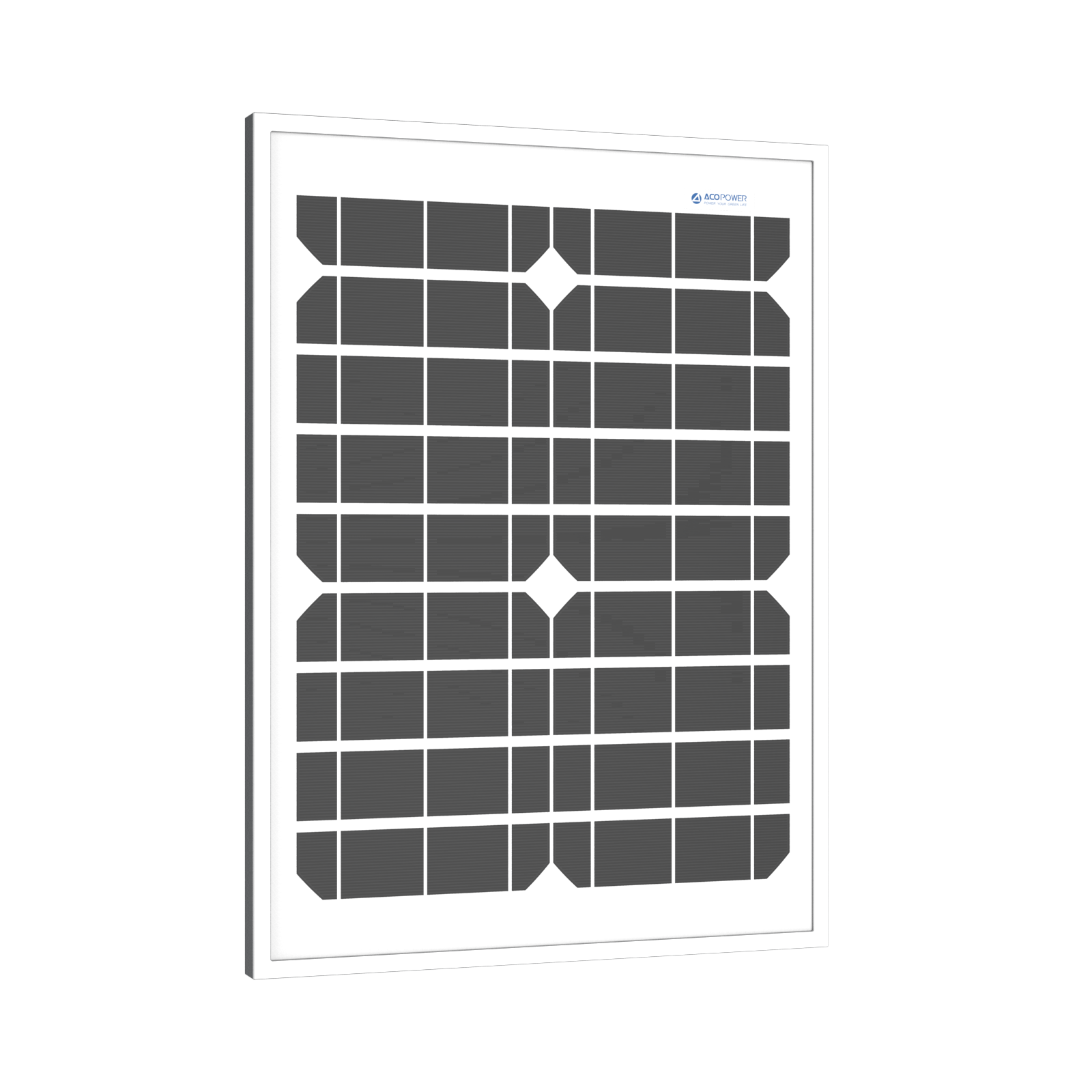 ACOPower 20W Monocrystalline Solar Panel for 12V Battery Charging - Portable Off-Grid Power for RV, Boat, Camping & Emergency Use