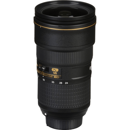 Nikon AF-S NIKKOR 24-70mm f/2.8E ED VR Lens - Professional Full Frame DSLR Camera Lens with Vibration Reduction for Portrait, Wedding & Event Photography