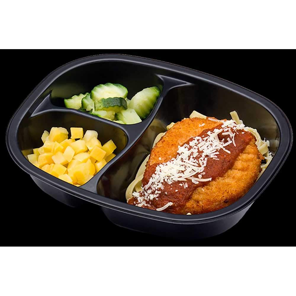 Golden Gourmet Breaded Chicken Patty with Mozzarella Cheese & Marinara Sauce over Fettuccini - 14.55oz (20 Pack) | Easy Frozen Dinner for Busy Weeknights & Family Meals