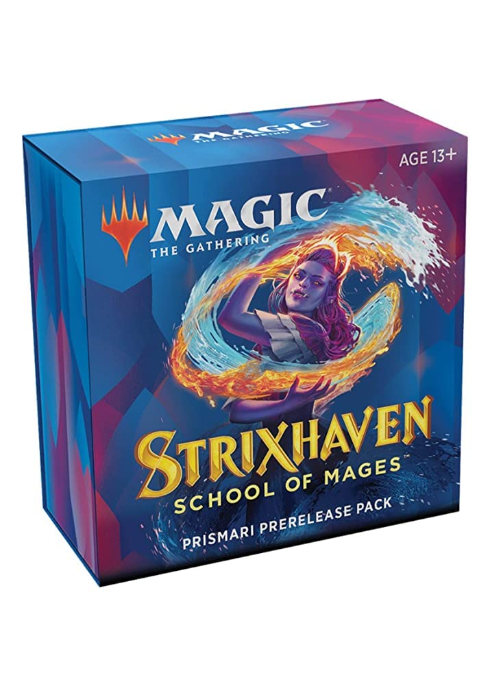 Magic: The Gathering Strixhaven Prismari Prerelease Kit - MTG Cards for Collectors & Players - Perfect for Game Nights & Tournaments