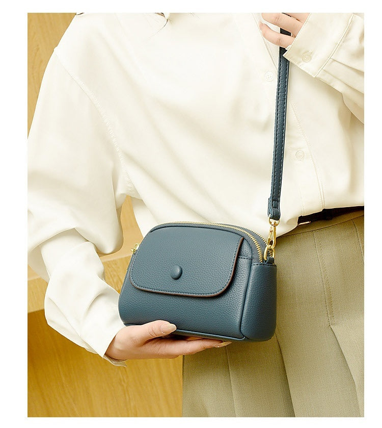 Vegan Leather Crossbody Bag for Women - Lightweight, Soft & Stylish Shoulder Purse - Perfect for Work, Travel & Everyday Use