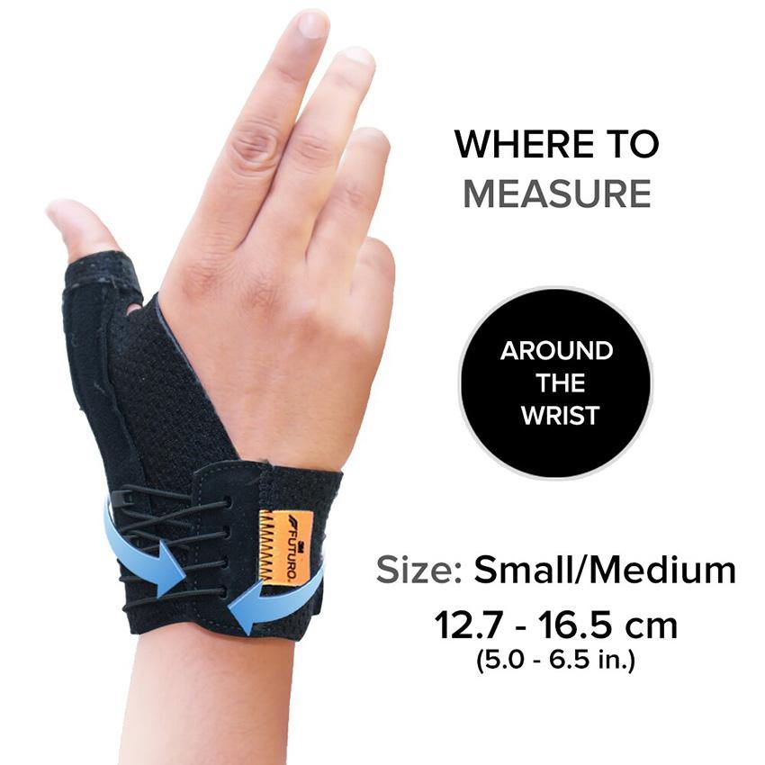 Futuro Deluxe Thumb Stabilizer Brace - Support for Arthritis, Sprains & Pain Relief - Comfortable & Adjustable Splint for Daily Activities & Sports