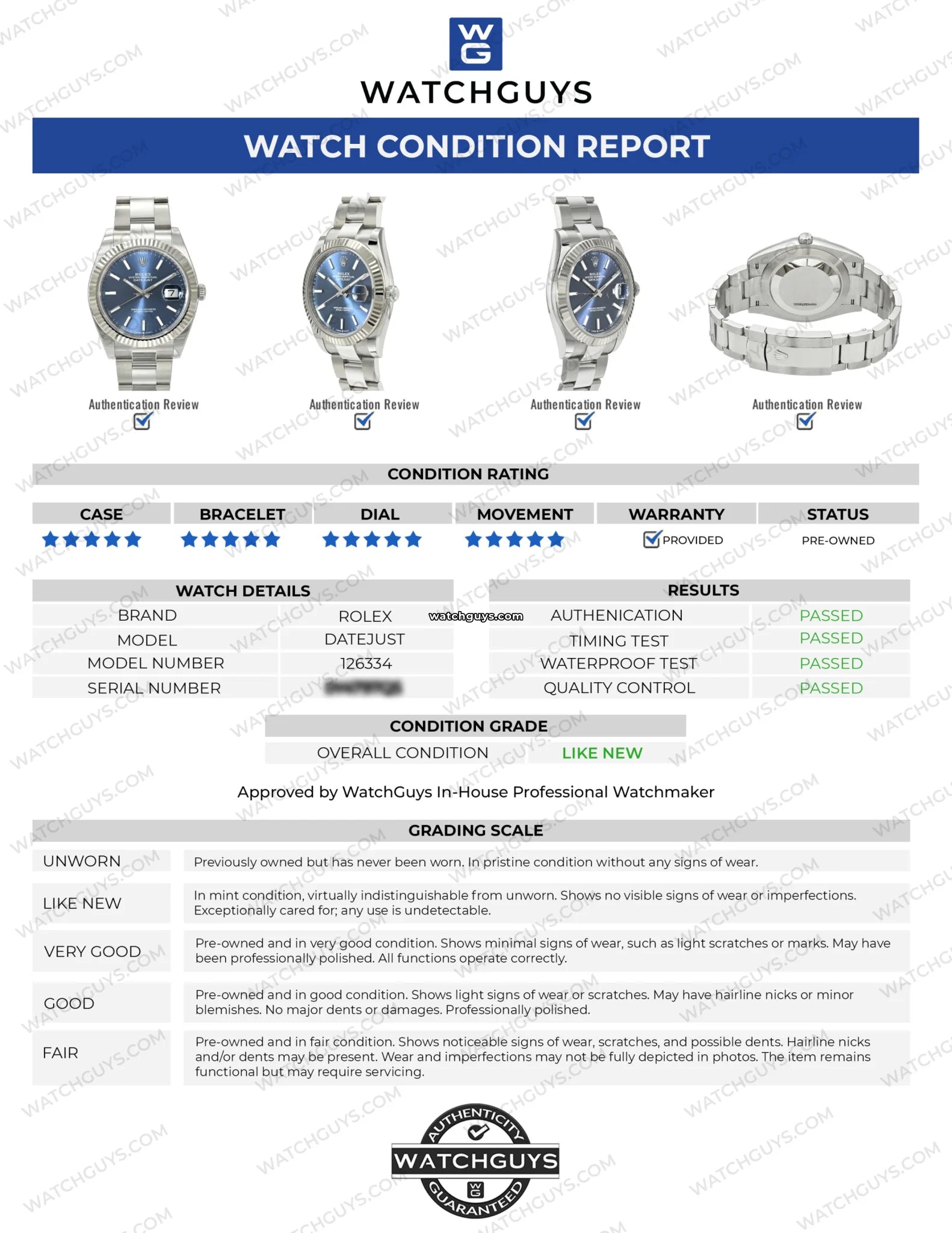 Rolex Datejust 126334 Blue Oyster Perpetual 41mm Stainless Steel Watch - Luxury Timepiece for Men, Perfect for Business & Formal Occasions
