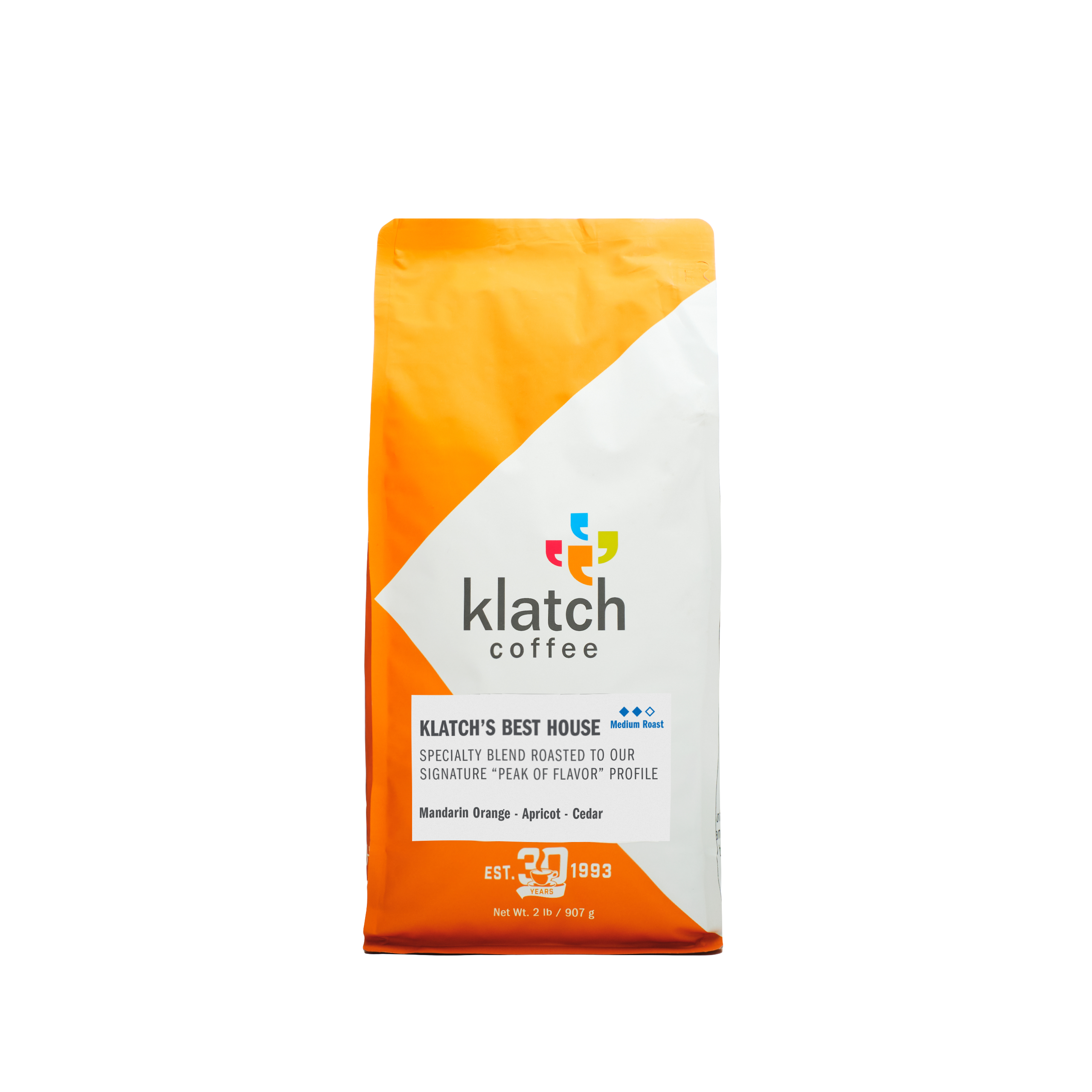 Klatch's Best House Blend Coffee - Premium Arabica & Robusta Beans for Rich Flavor - Perfect for Home Brewing, Office & Gifting