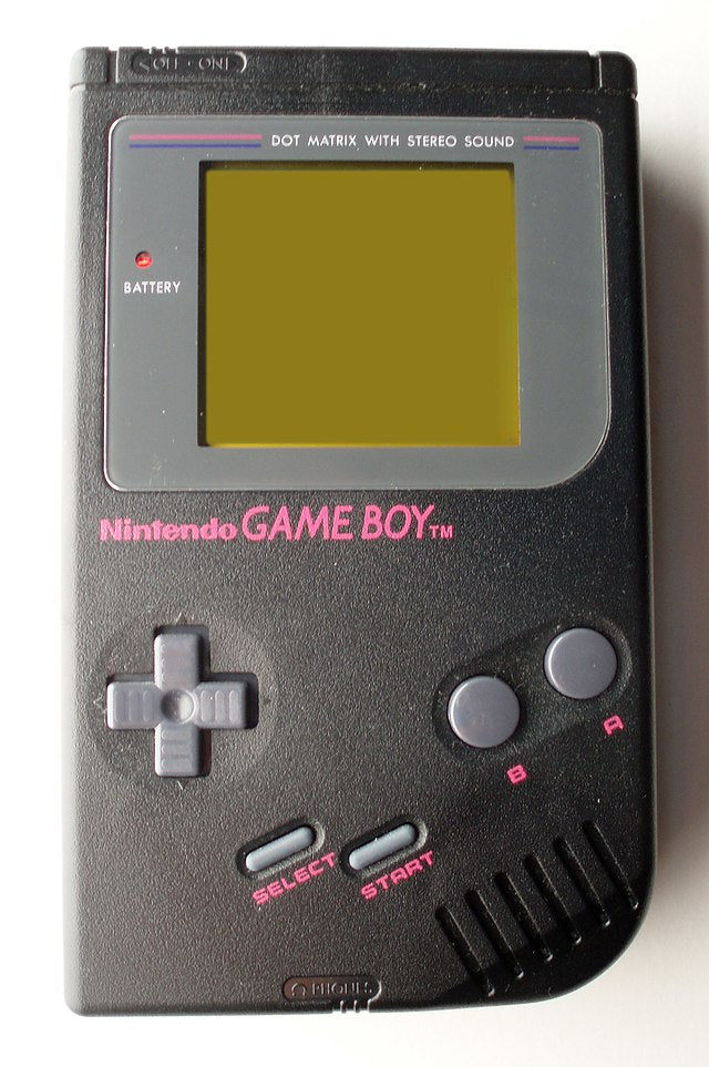 Original Game Boy Classic Handheld Console - Black Retro Gaming Device for Kids & Adults | Perfect for Travel, Gifts & Nostalgic Gaming Fun
