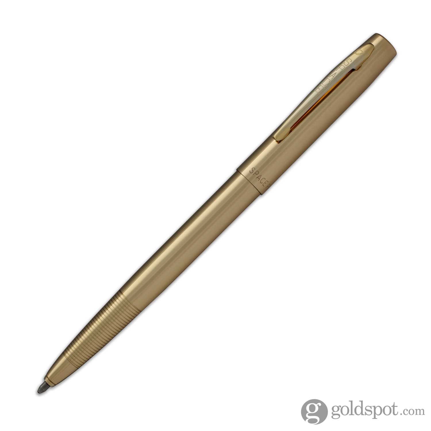Fisher Space Pen Cap-O-Matic Ballpoint Pen - Brass Lacquer Finish, Refillable & Pressurized Ink for Smooth Writing - Perfect for Office, Travel, and Outdoor Adventures