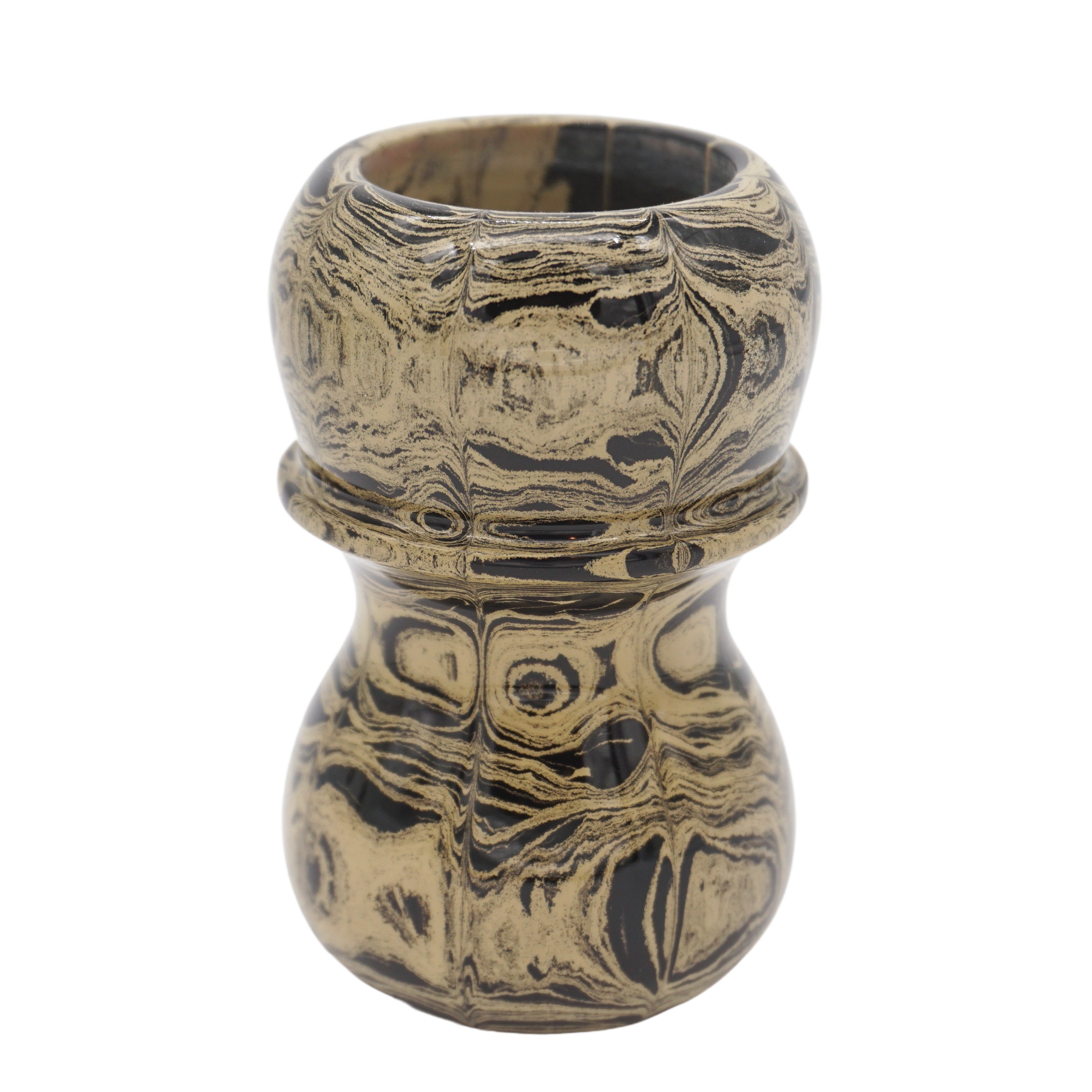 Premium Sand Ebonite Handmade Shaving Brush Handle - Compatible with 24mm & 26mm Knots - Perfect for Wet Shaving & Grooming Gifts