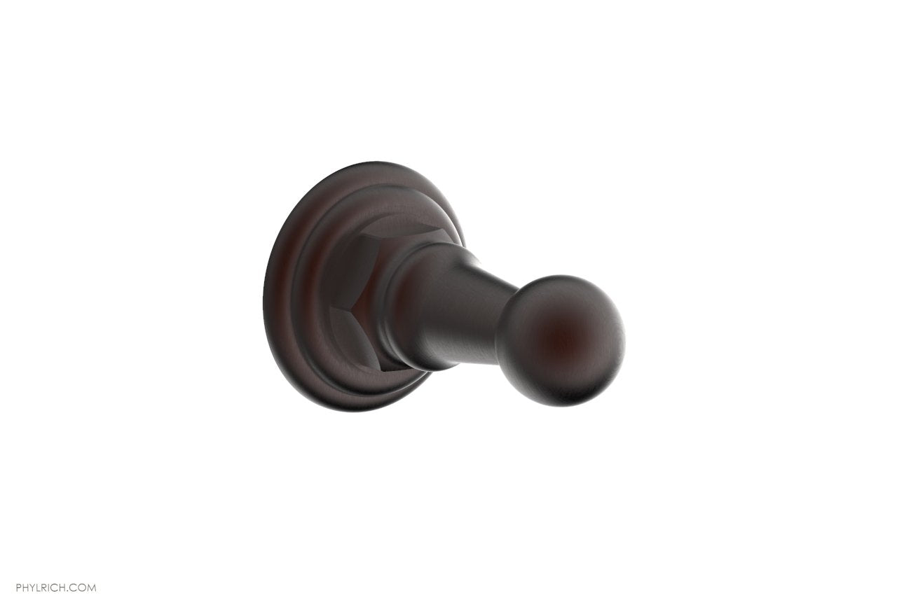 HEX TRADITIONAL Rustic Wall Mounted Robe Hook - 500 Series 76mm - Perfect for Bathroom, Bedroom, or Entryway Organization