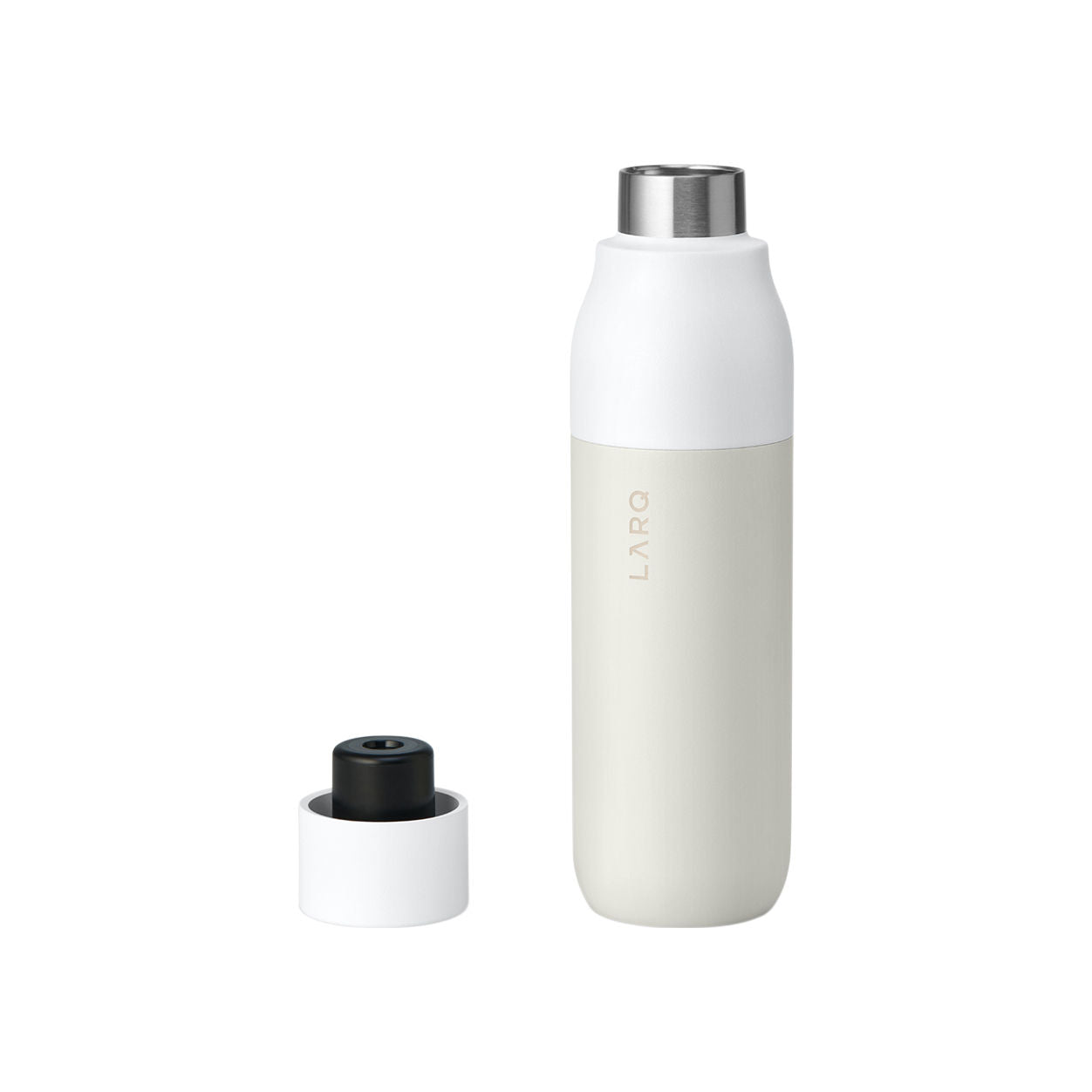 LARQ Self-Cleaning Water Bottle with PureVis™ UV-C Technology - BPA-Free, Insulated Stainless Steel Vacuum Flask for Hiking, Gym & Travel - Keeps Drinks Cold 24H or Hot 12H