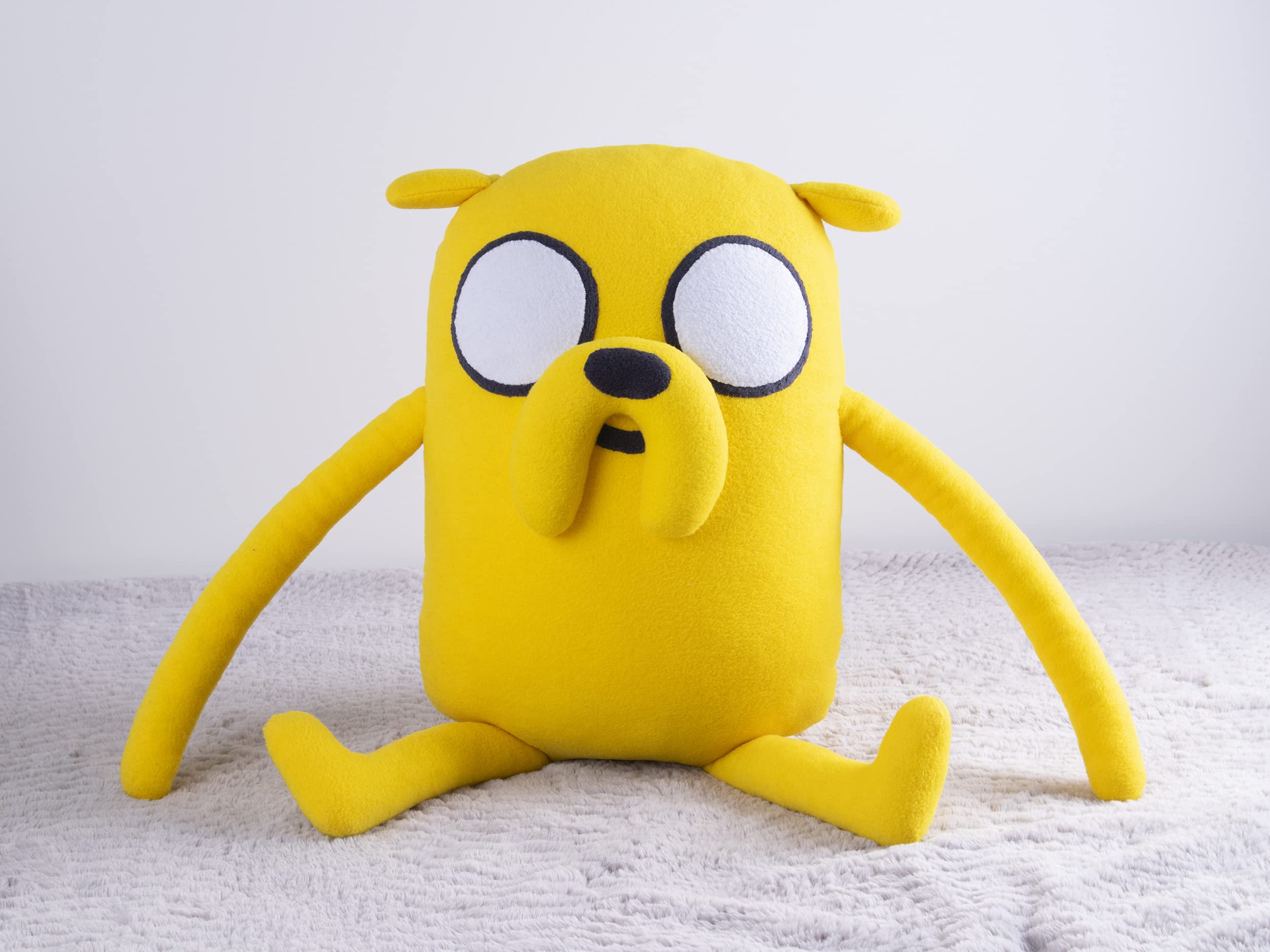 Adventure Time Jake The Dog 22-inch Handmade Plush Toy - Perfect for Collectors, Gifts, and Kids' Room Decor