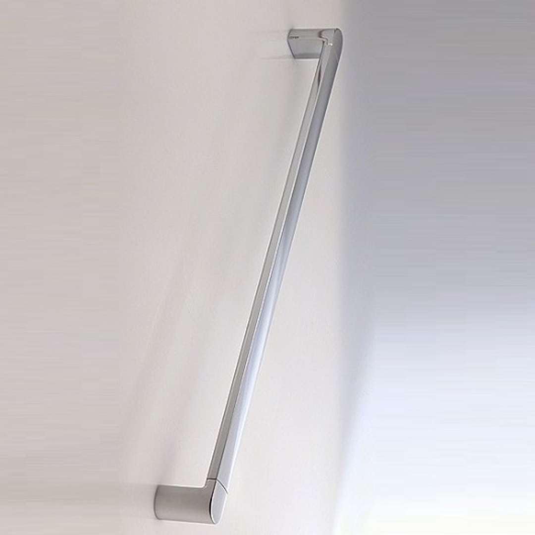 Premium Stainless Steel Bath Towel Rail - 1000mm Chrome Finish for Modern Bathrooms | Space-Saving & Stylish Bathroom Organizer for Towels & Robes