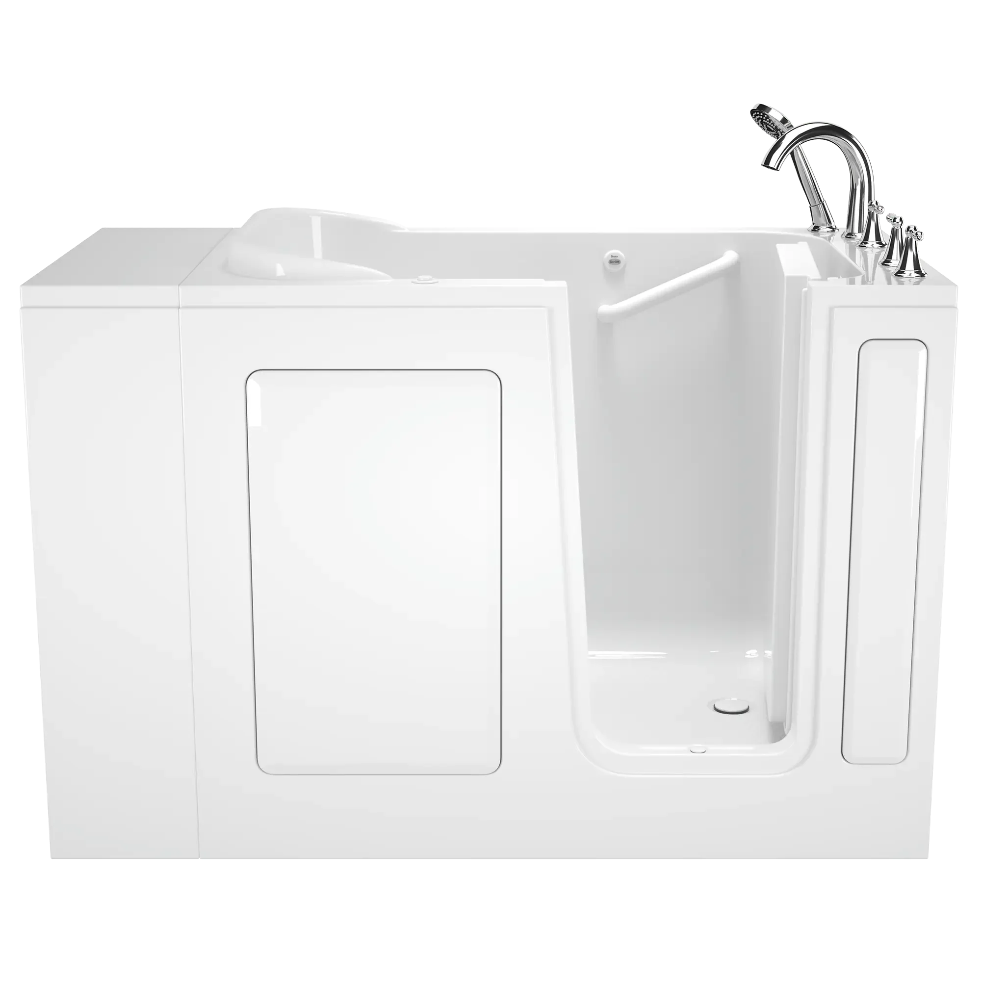 28 x 48 Inch Gelcoat Walk-In Bathtub with Air Spa System - Right Hand Drain & Faucet Included | Ideal for Elderly & Mobility Needs | Relaxing Hydrotherapy at Home