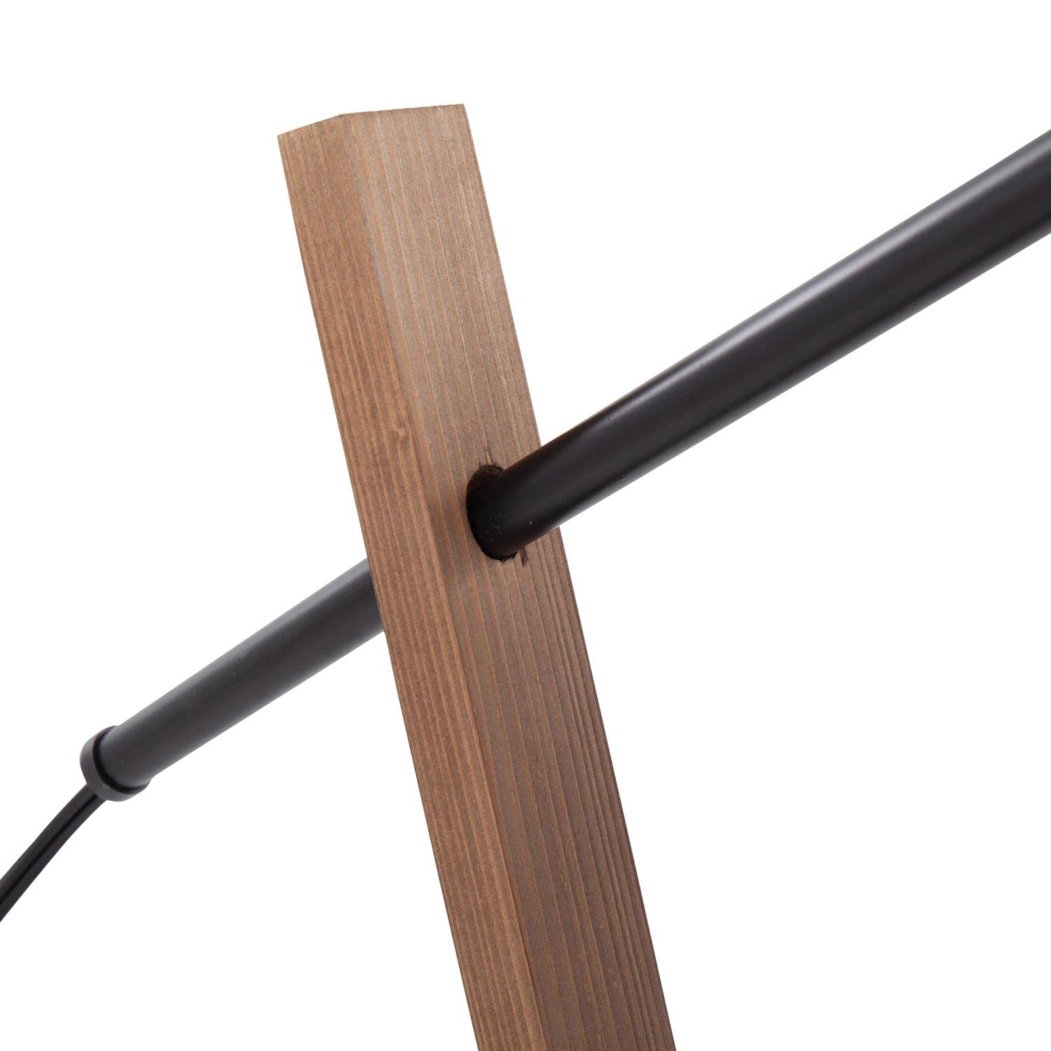 Modern Archer Table Lamp - Adjustable Desk Lamp & Bedside Nightstand Lamp, Small Black Table Lamp for Living Room, Bedroom, Office - Perfect for Reading, Working & Decor